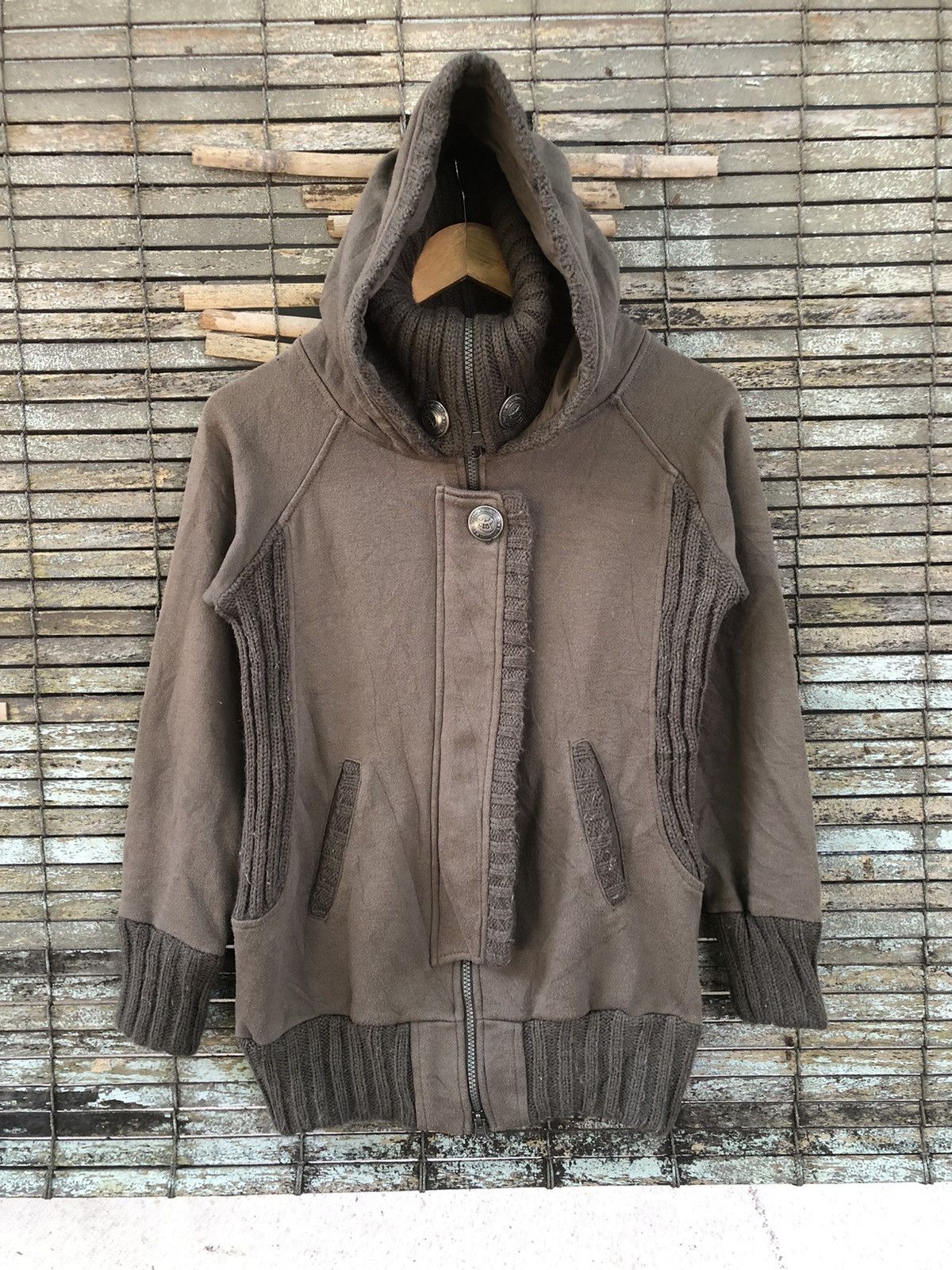 Vintage Vintage Y2K Von Dutch Fullzipper Sweater Punk Military Style Size US L / EU 52-54 / 3 - 1 Thumbnail