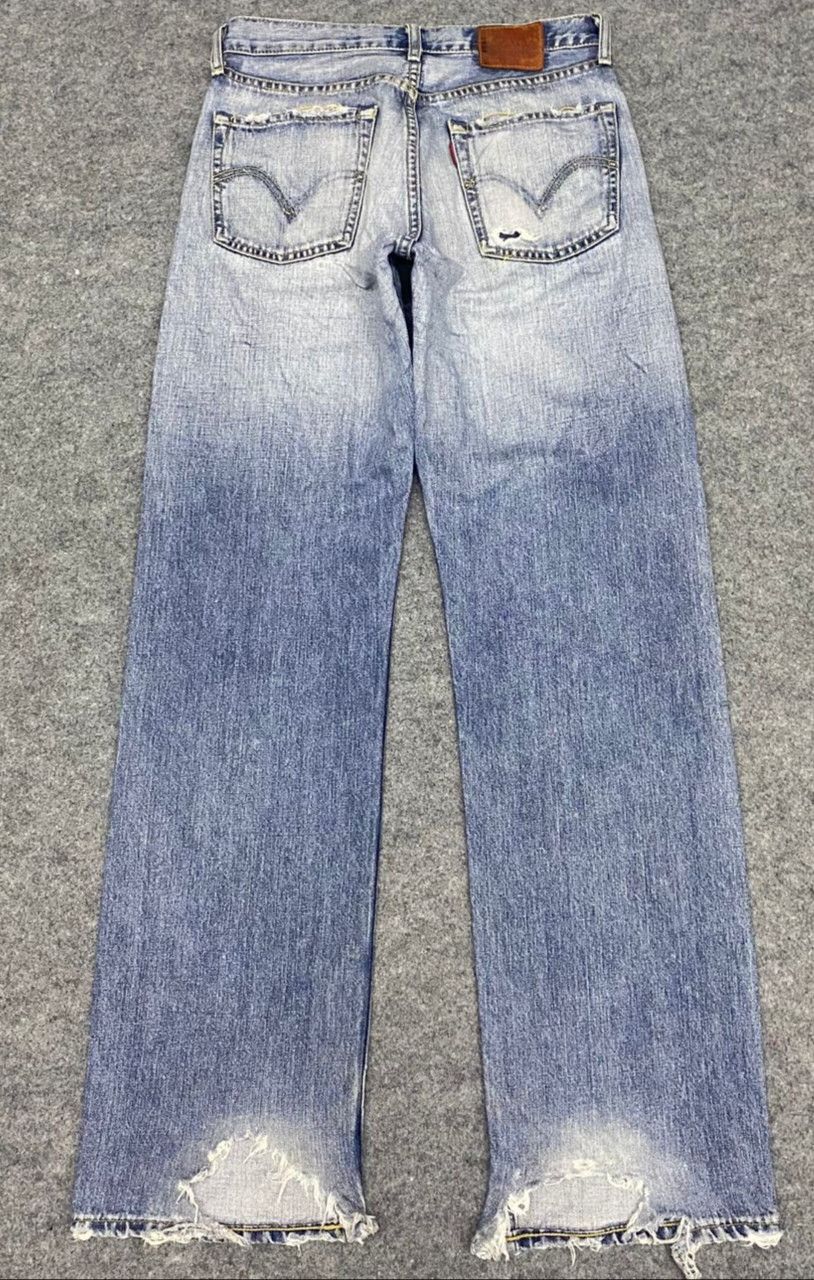 Levi's Vintage 90s Levis Distressed Denim Kurt Cobain Style Size US 30 / EU 46 - 2 Thumbnail