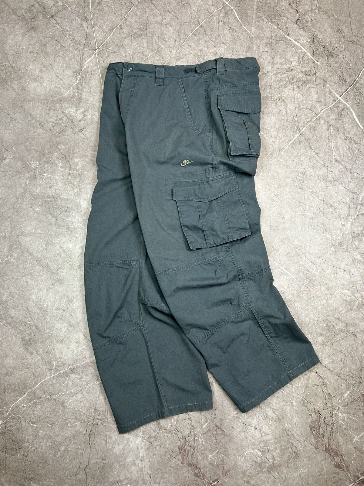 Nike × Vintage Nike Vintage Cargo Baggy Fit Pants Drill Size US 36 / EU 52 - 3 Thumbnail