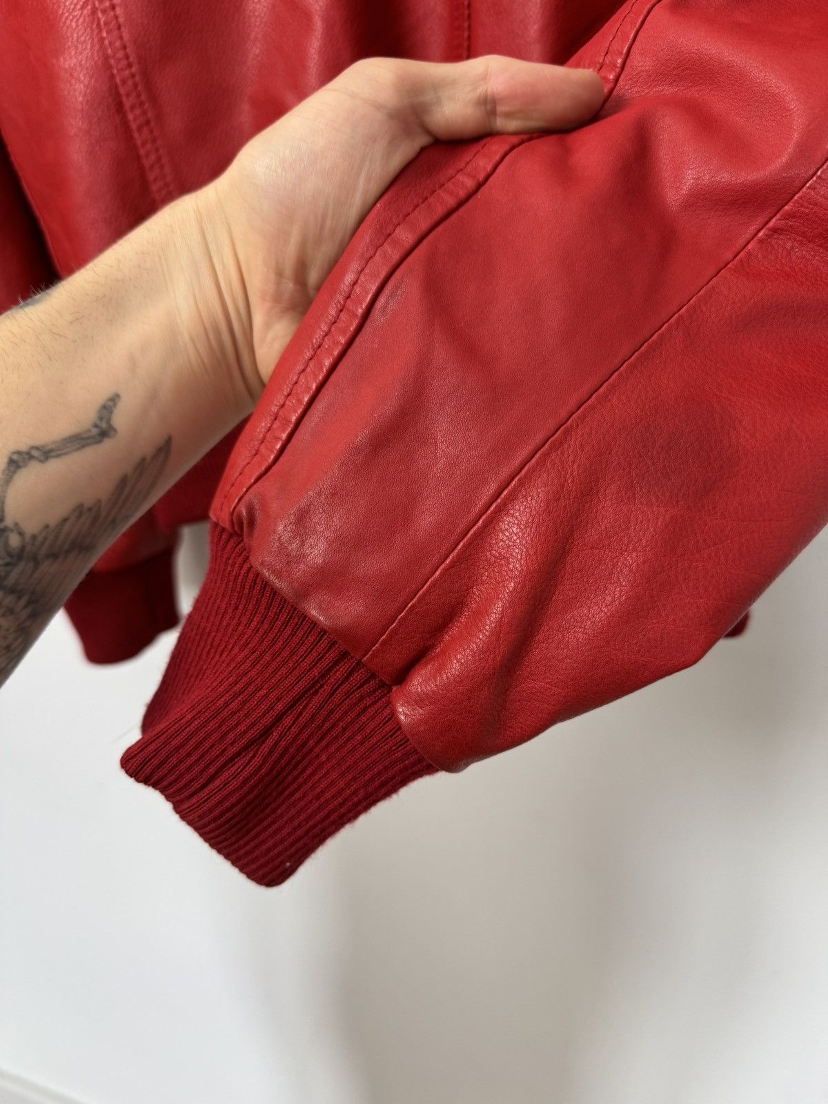 Ferrari Rare Vintage Ferrari Leather Jacket Y2k Hype Racing Formula1 Size US S / EU 44-46 / 1 - 9 Thumbnail