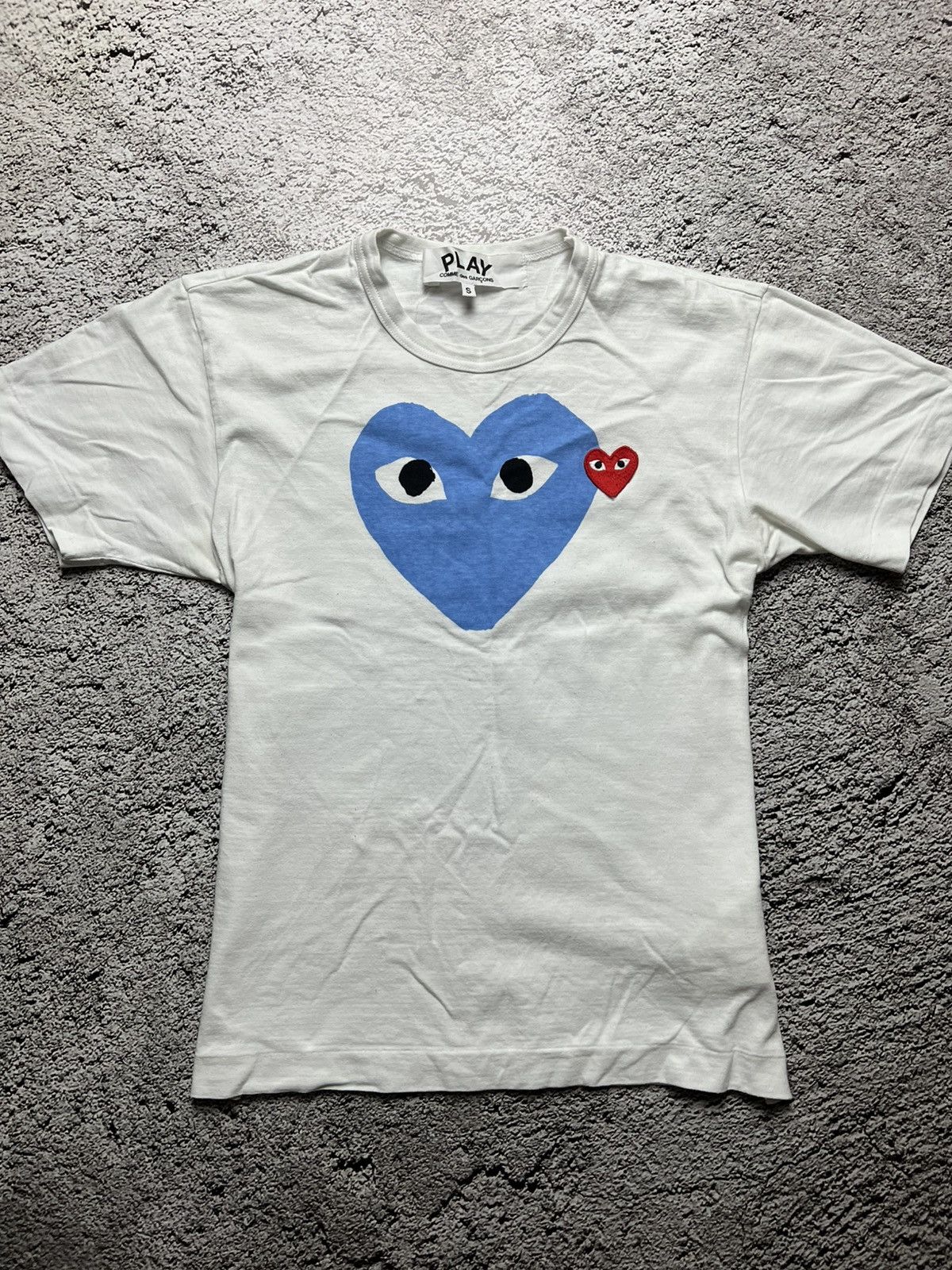 CDG by Comme des Garcons CDG Comme des Garsons play big logo tee Size US S / EU 44-46 / 1 - 1 Thumbnail