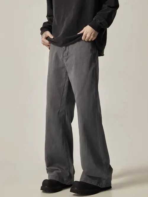 Japanese Brand Retro vibe casual straight work jeans Size US 33 - 4 Thumbnail