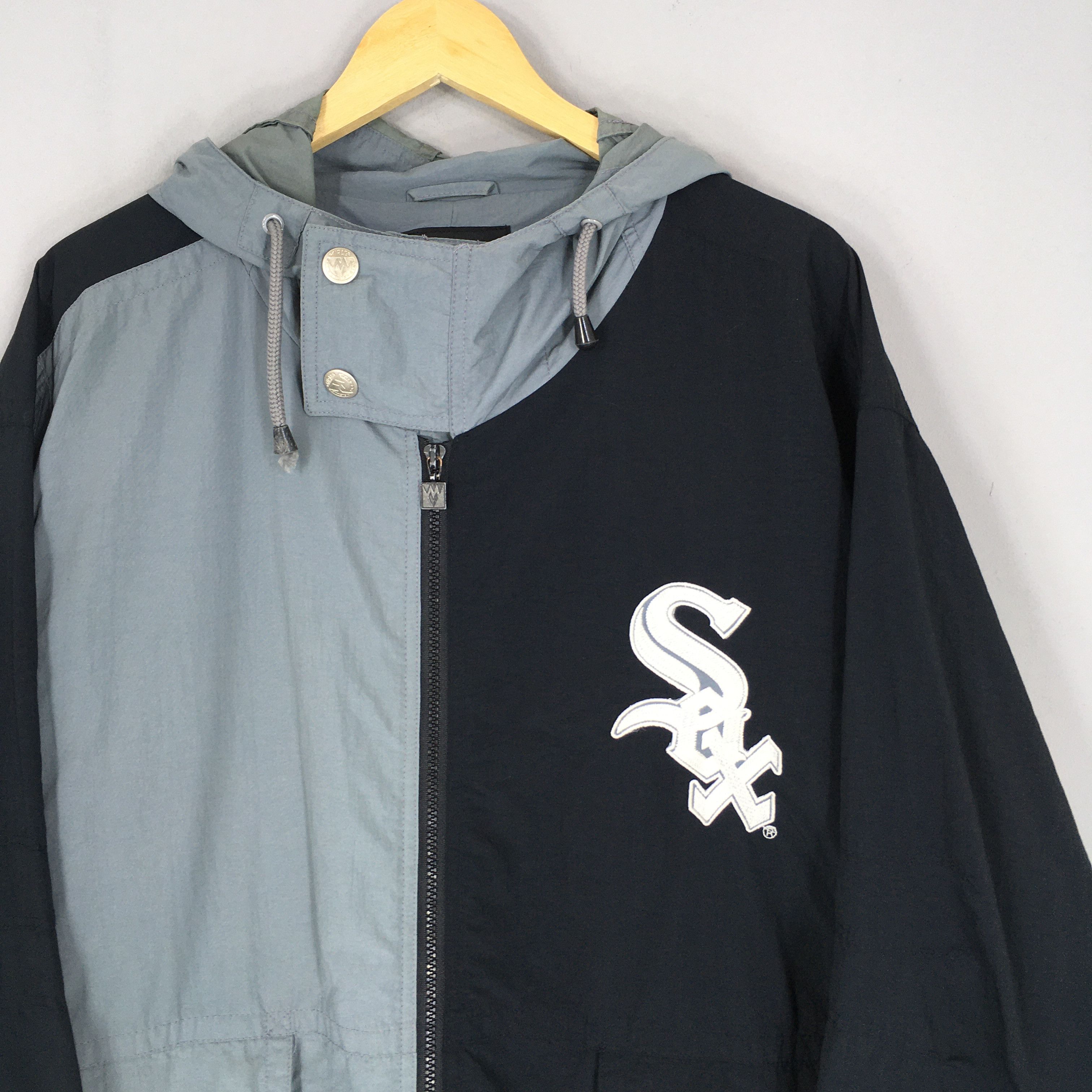 MLB × Vintage Vintage Chicago White Sox MLB Zipper Jacket Large Size US L / EU 52-54 / 3 - 2 Thumbnail
