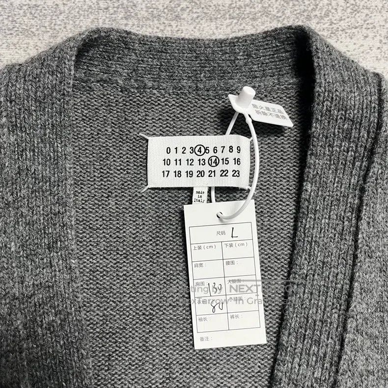 Maison Margiela Maison Margiela Dark gray wool cardigan coat Size US M / EU 48-50 / 2 - 2 Thumbnail