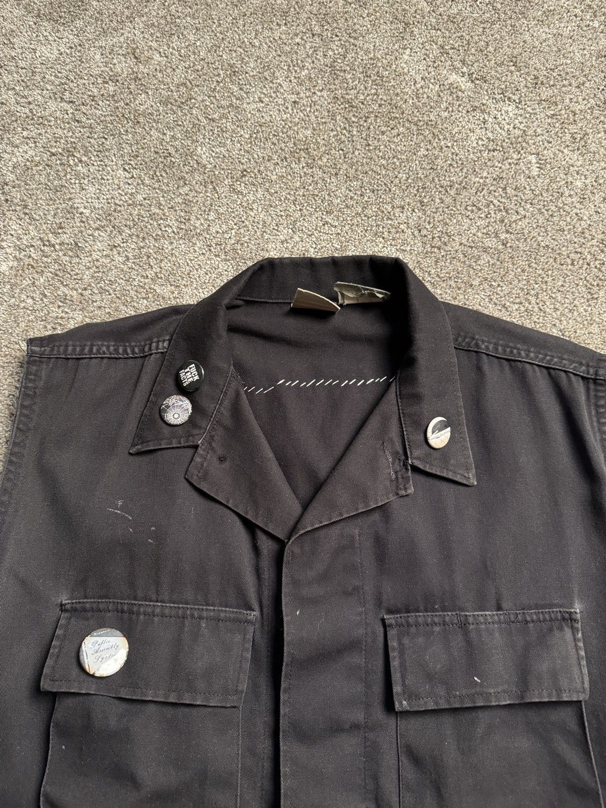 Propper WAKE DISTRESSED “WHIP STITCH” PUNK STYLE VEST Size US M / EU 48-50 / 2 - 4 Thumbnail