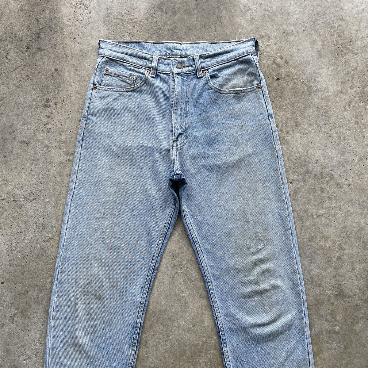 Levi's W29x31.5 Vintage Levi’s Faded Wash Jeans Skinny Denim Pants Size US 29 - 3 Thumbnail