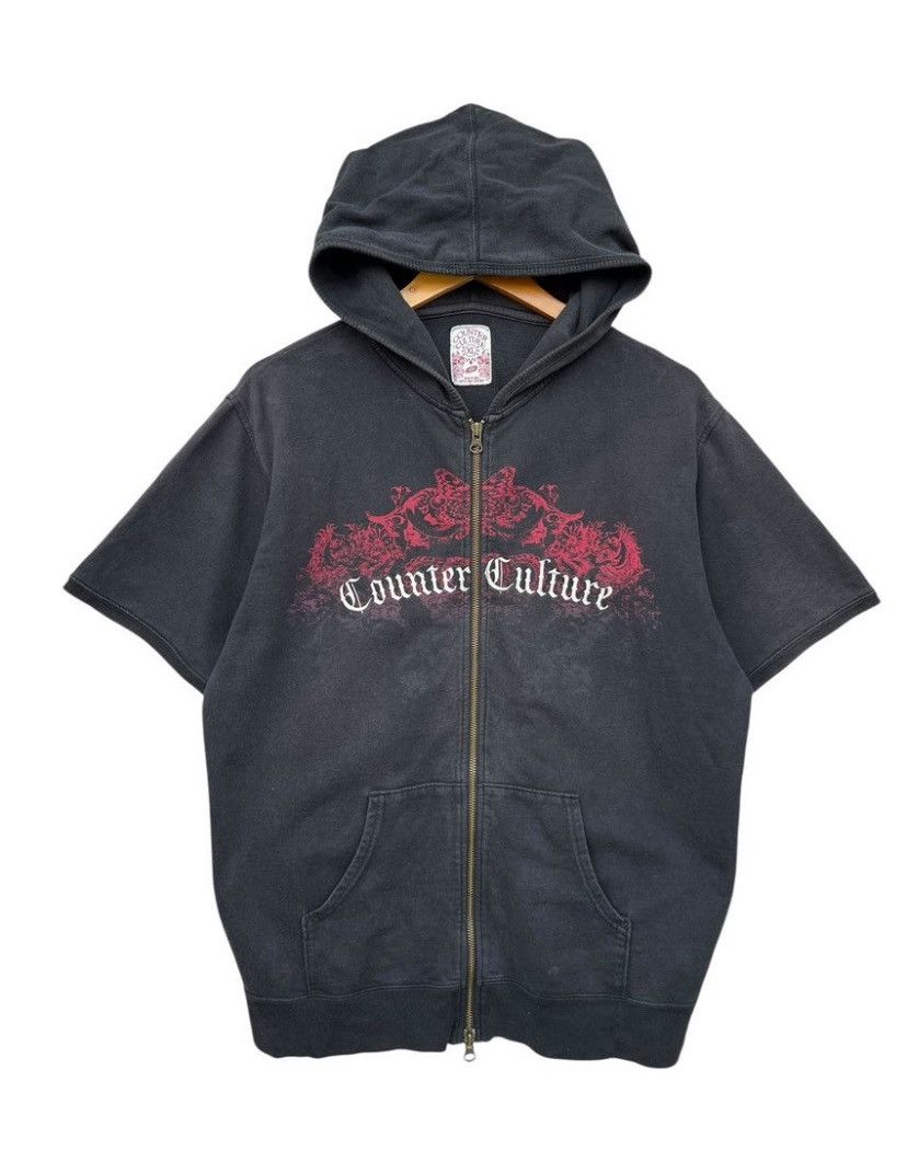 Japanese Brand 2000s Counter Culture Gothic Hoodie Sleeve Less Size US M / EU 48-50 / 2 - 1 Thumbnail