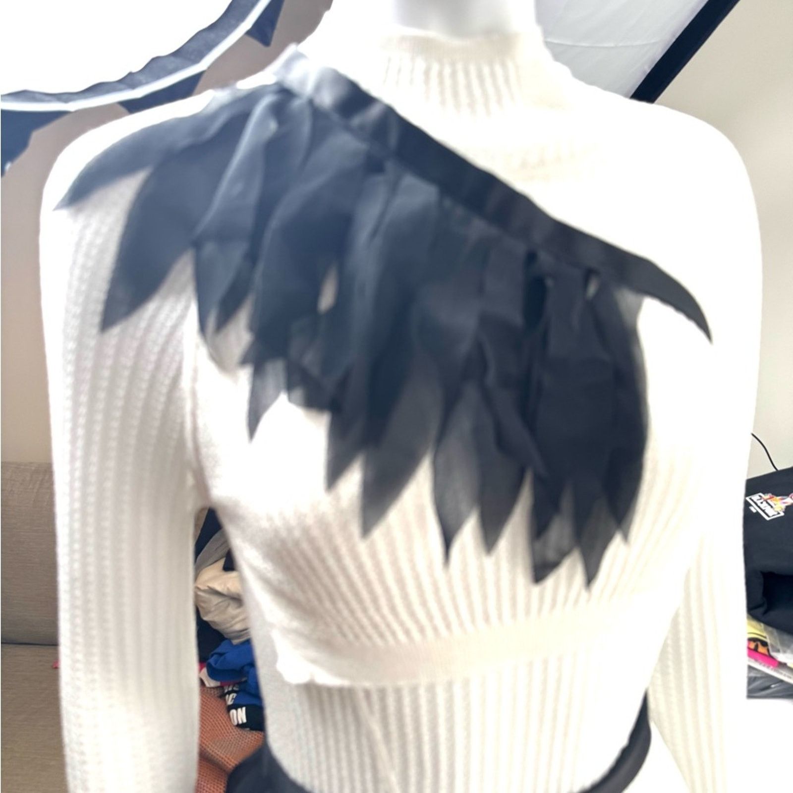 Wolford Wolford UNiQUE ribbon&chiffon tye accessory Size ONE SIZE - 10 Thumbnail