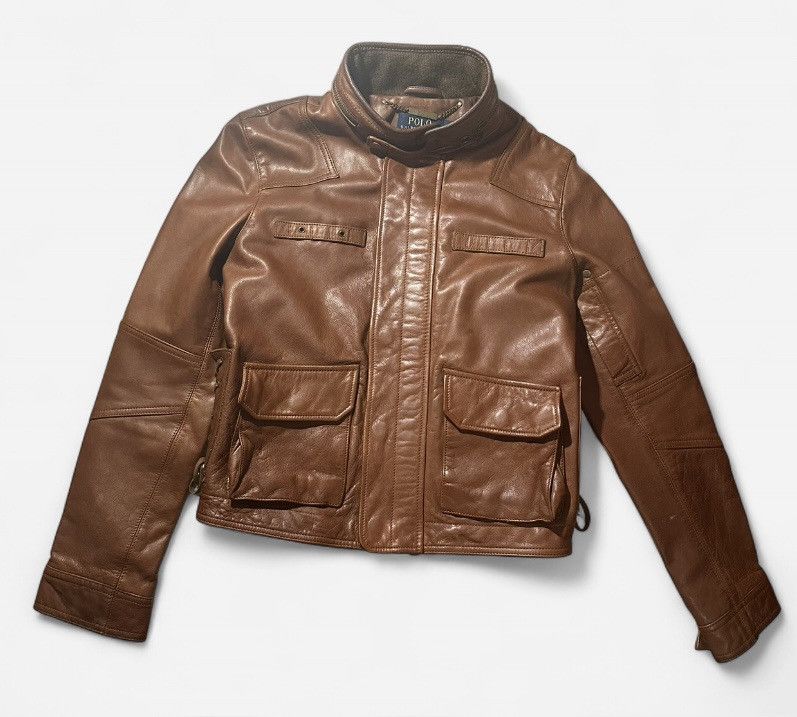 Ralph Lauren Vintage Ralph Lauren Genuine Leather Jacket Size M / US 6-8 / IT 42-44 - 1 Thumbnail