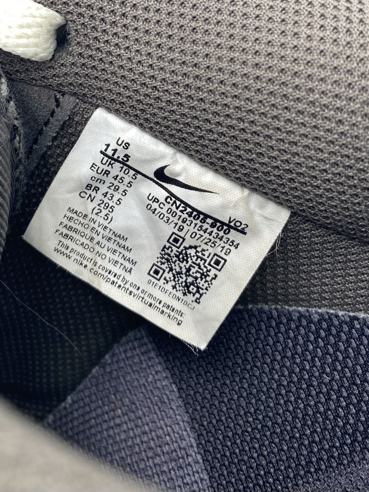 Nike × Travis Scott Nike Air Force 1 Low Travis Scott Cactus Jack Size US 11.5 / EU 44-45 - 9 Thumbnail