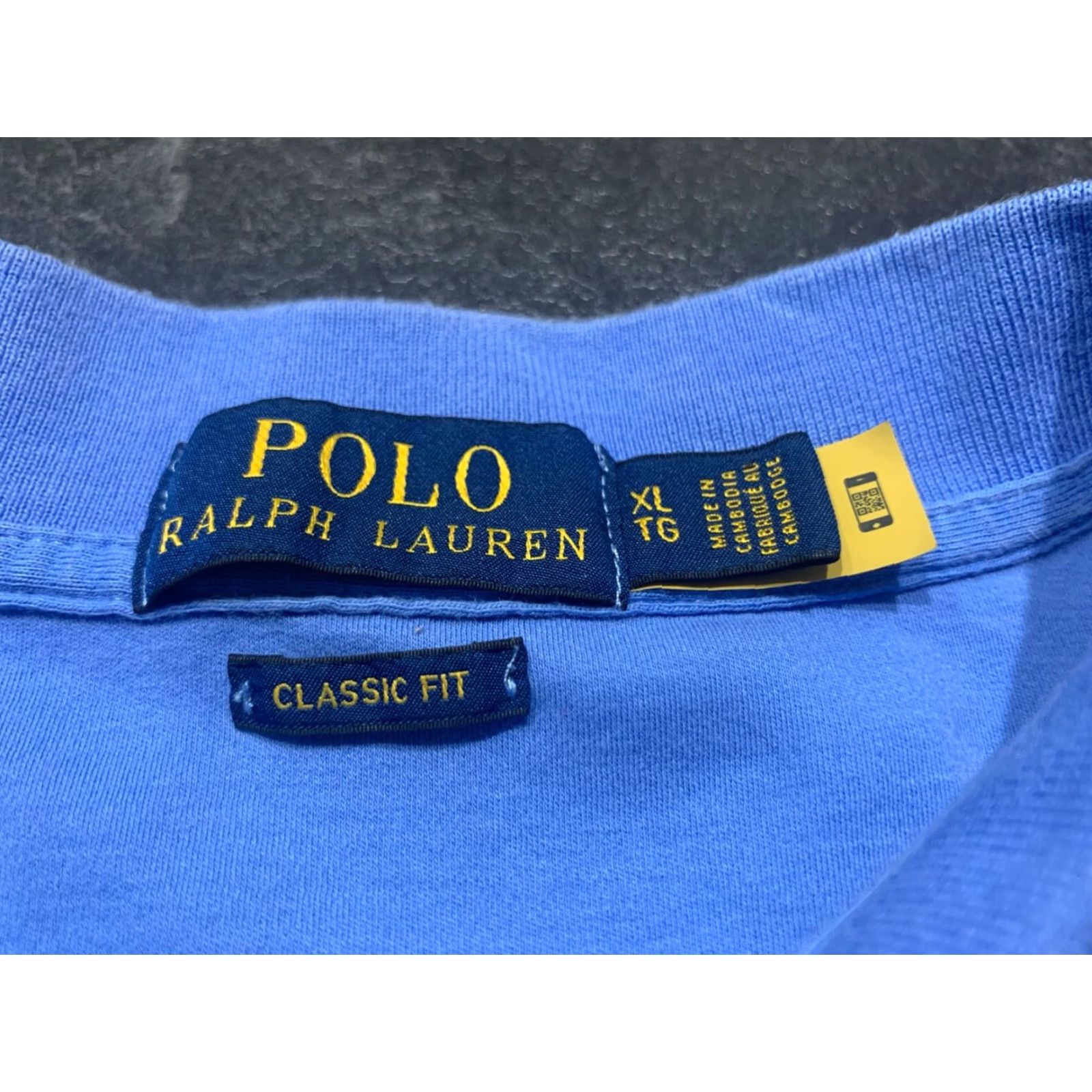 Ralph Lauren VINTAGE Ralph Lauren Polo Shirt Mens XL Short Sleeve Golf Solid Blue Fall Summer Spring Winter Casual Mens Size US XL / EU 56 / 4 - 7 Thumbnail