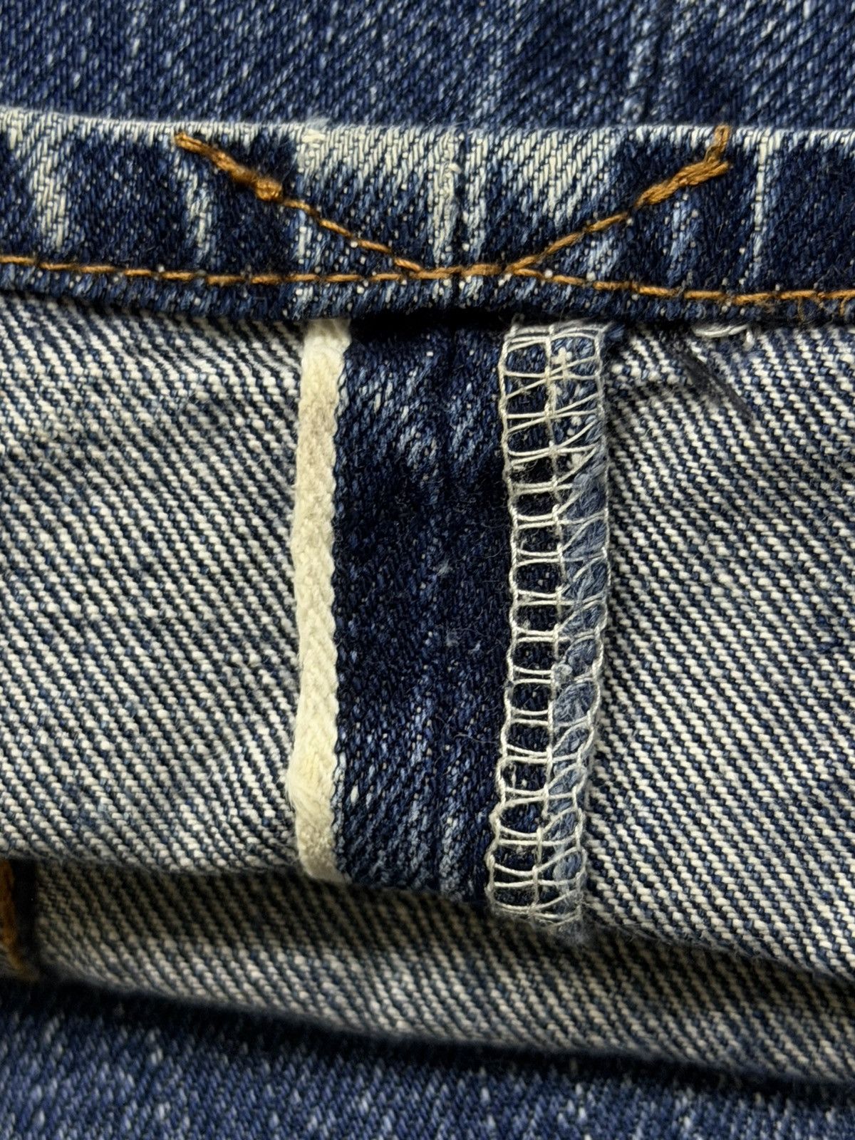 Japanese Brand Vintage Flash Report Selvedge Denim Jeans | Vintage Fade W31 Size US 31 - 11 Thumbnail