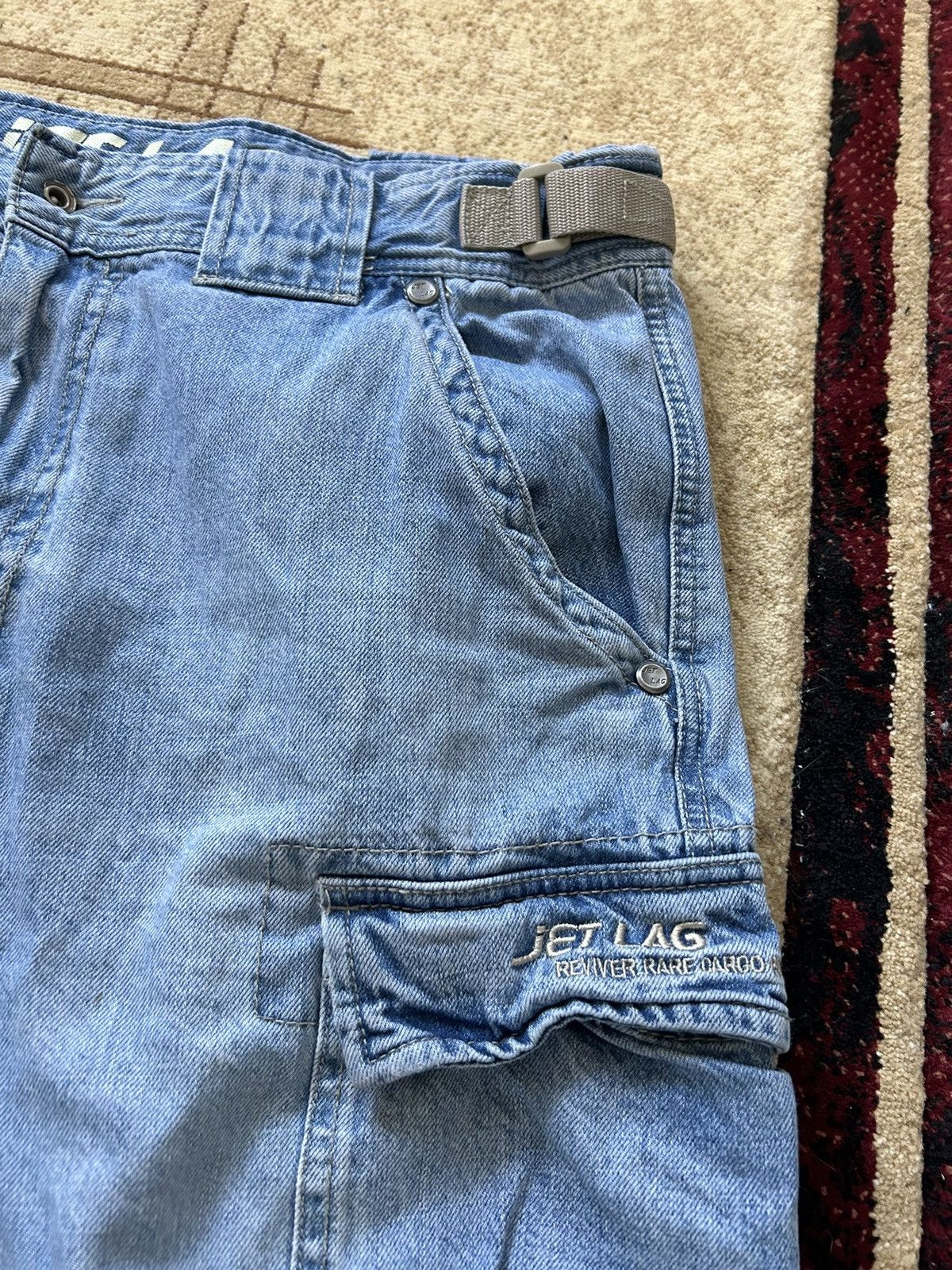 Jet Lag × Vintage Vintage Jet Lag Baggy Denim Cargo Jeans Size US 36 / EU 52 - 2 Thumbnail