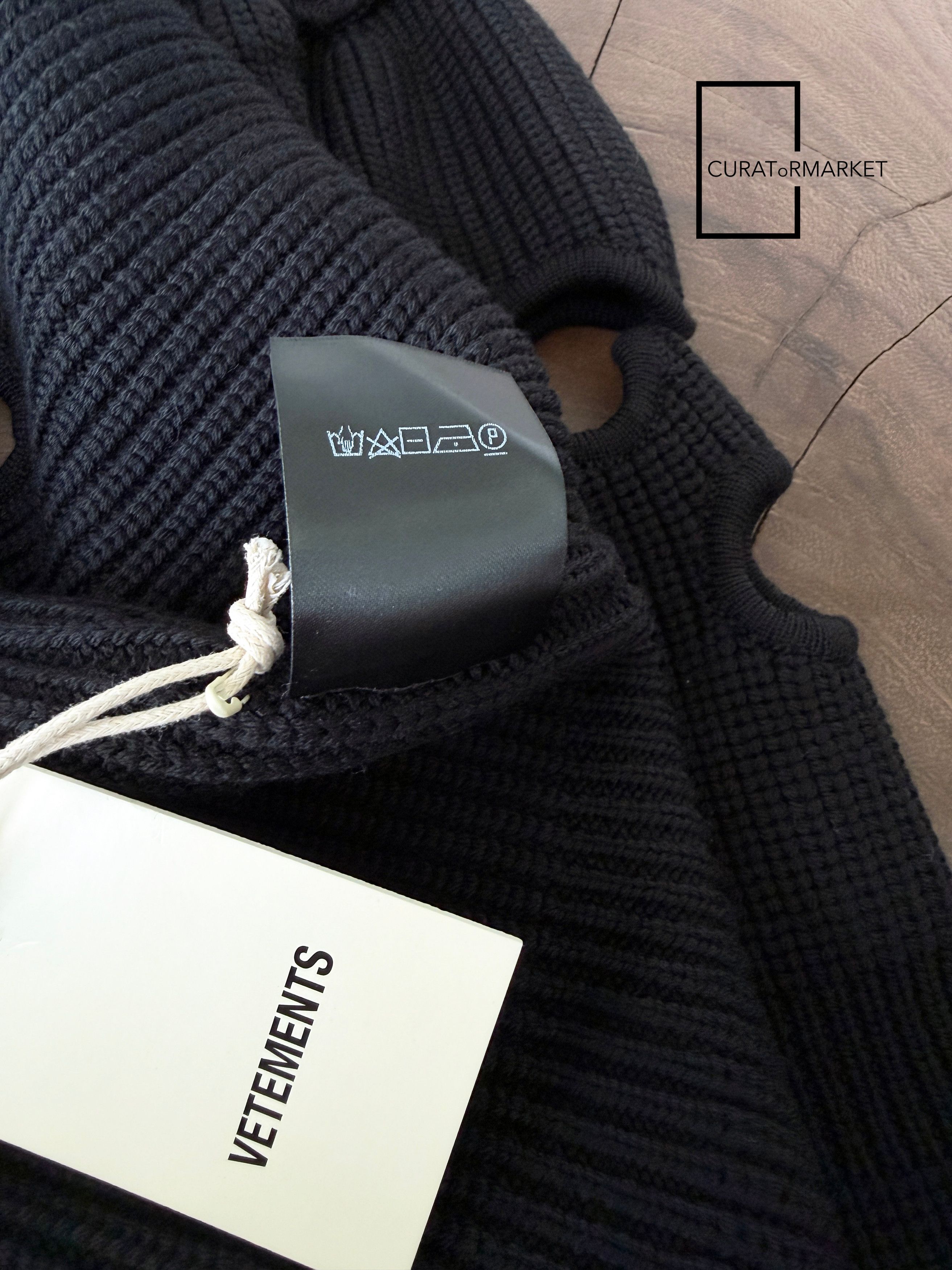 Vetements S Wool Multi Stitch Ski Mask Shiesty Balaclava Sweater FW25 Size US S / EU 44-46 / 1 - 12 Thumbnail