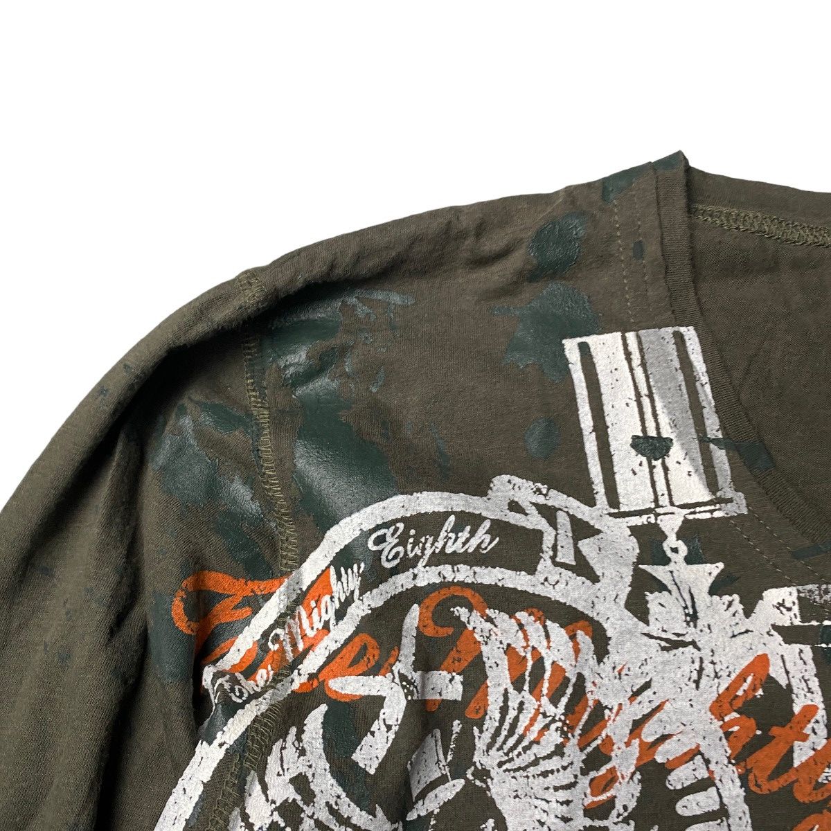 If Six Was Nine 2000's Rattle Trap Tribal Tattoo Cross Poem Longsleeve Size US M / EU 48-50 / 2 - 5 Thumbnail