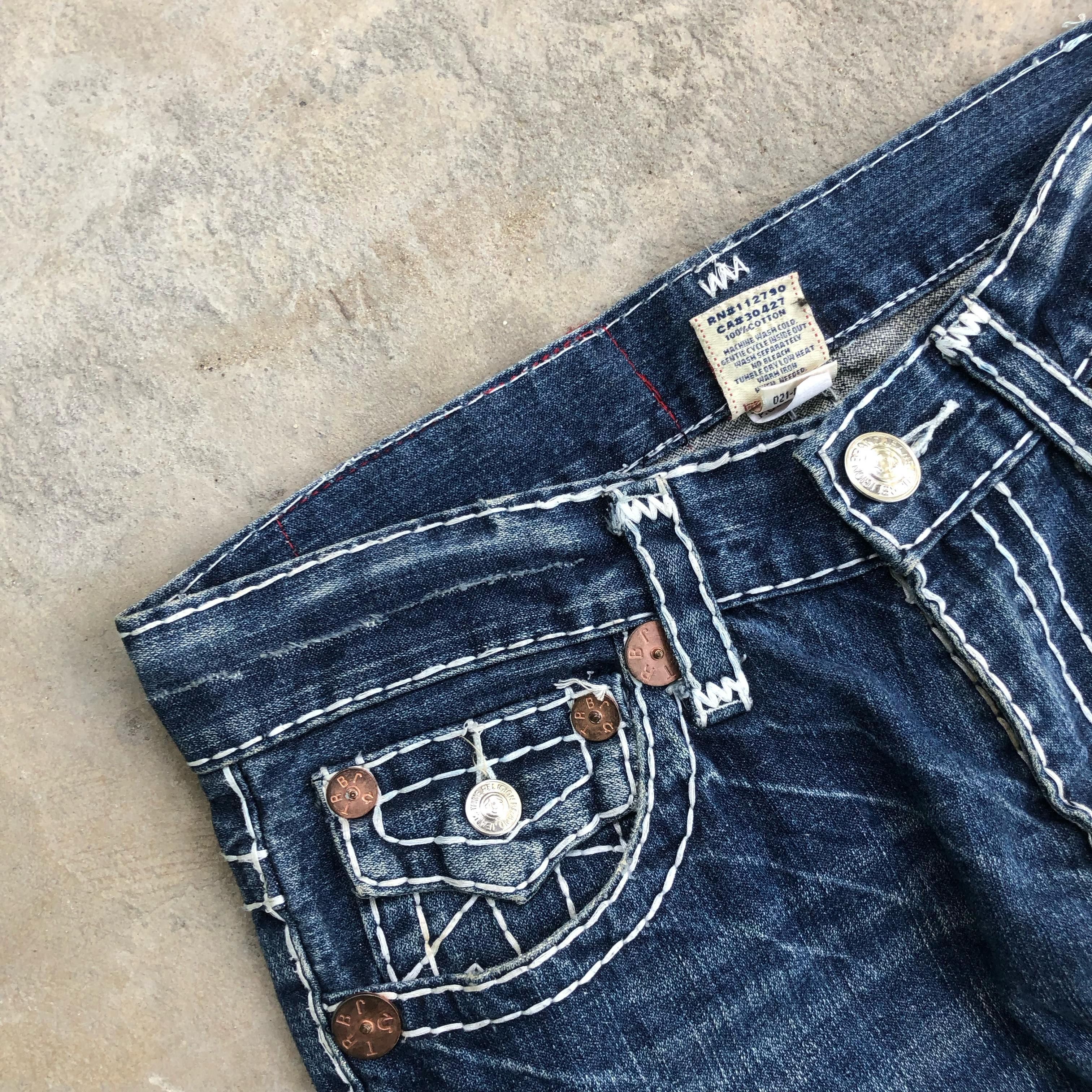 True Religion True Religion White Stiching Flared denim Size US 32 / EU 48 - 5 Thumbnail