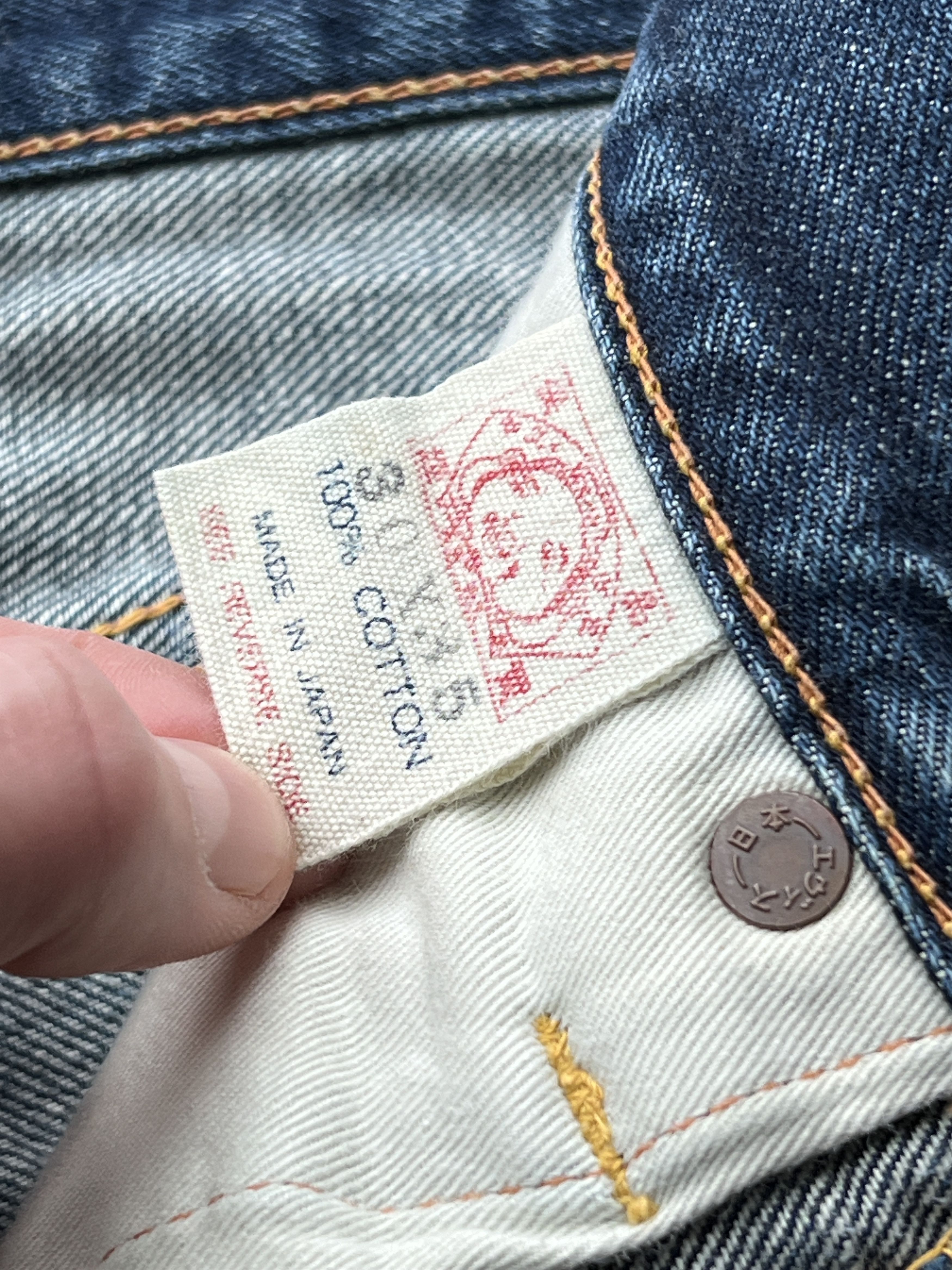 Evisu Rare Evisu selvage vintage lot 2001 faded denim archive y2k Size US 30 / EU 46 - 16 Thumbnail