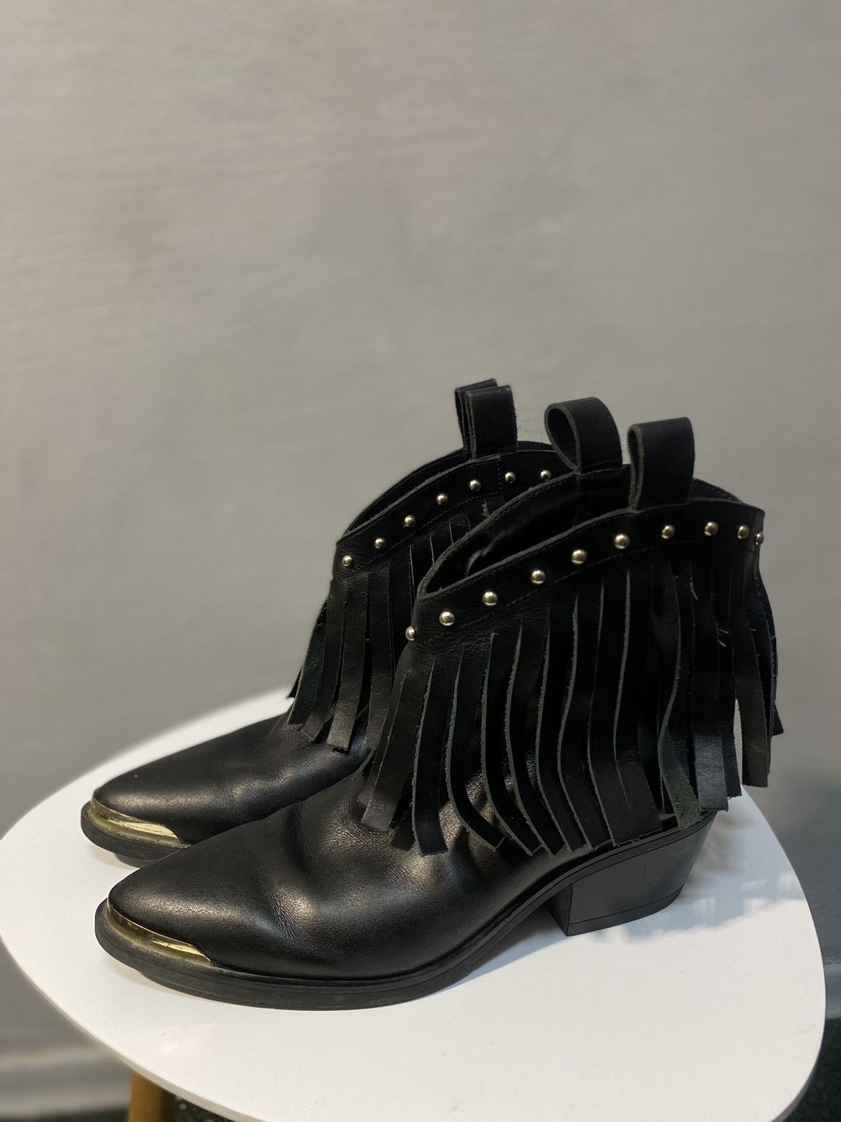 Love Moschino Love Moschino fringe western boot size : EUR 39 Size US 9 / IT 39 - 1 Thumbnail