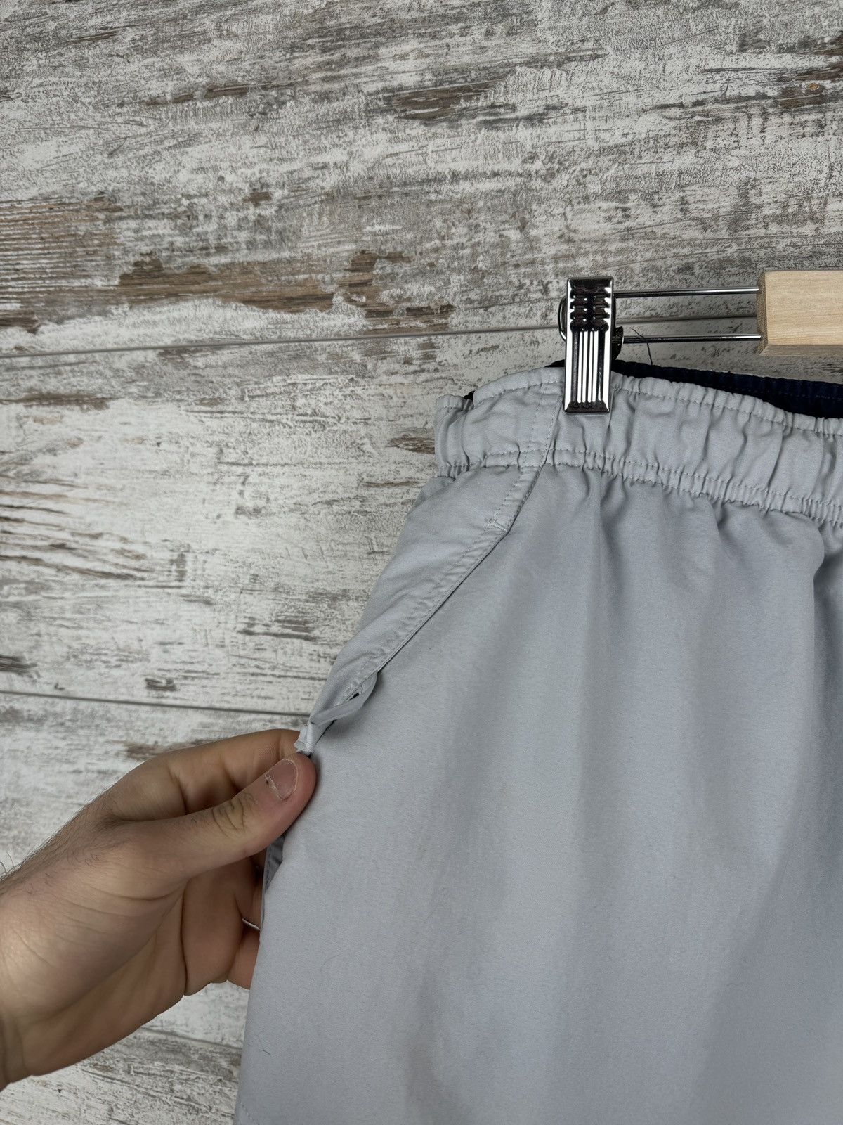 Nike × Vintage Mens Vintage Nike swoosh cargo pants drill sweatpants rare Size US 34 / EU 50 - 7 Thumbnail