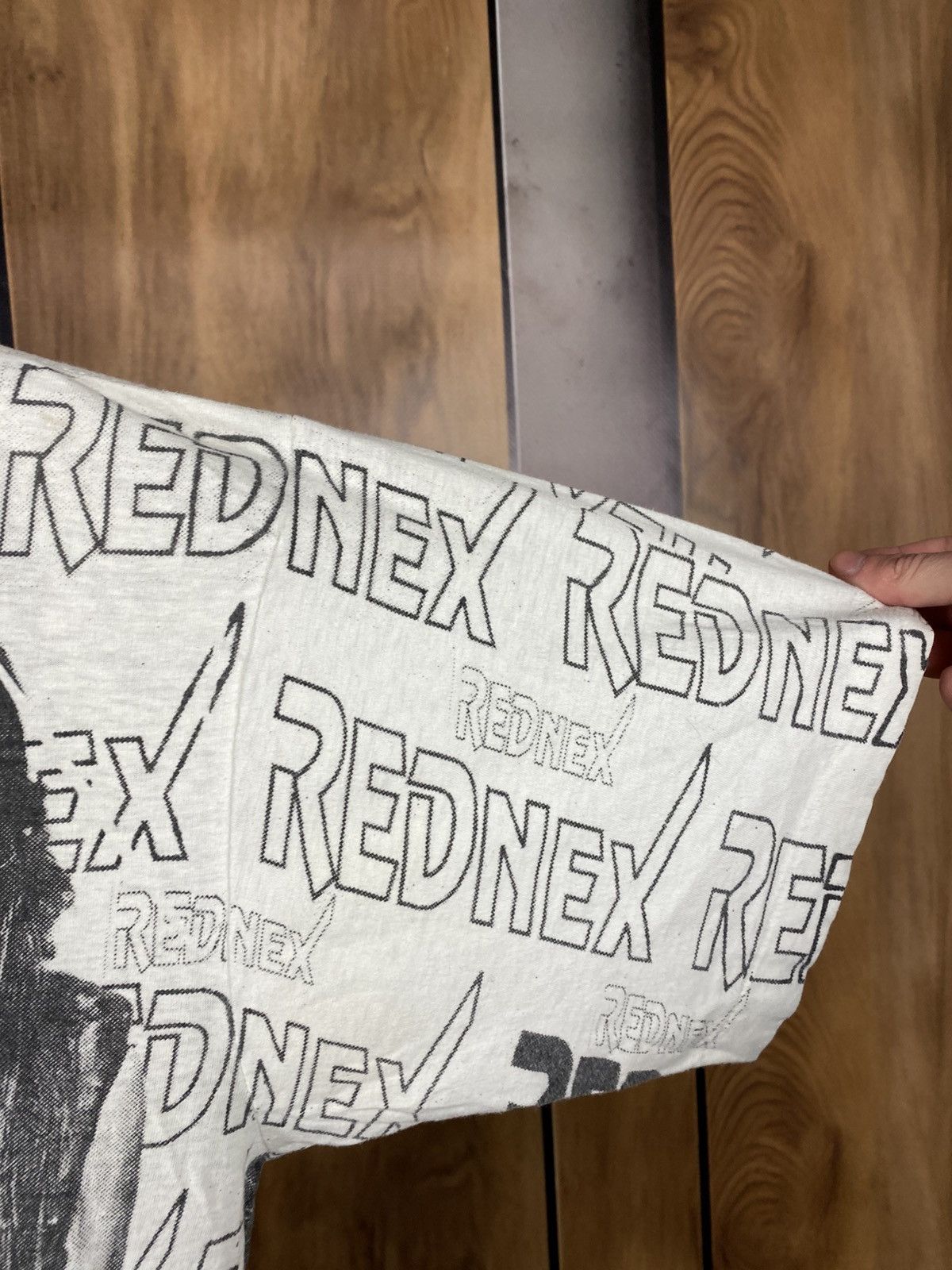 Band Tees 🎸Vintage 90s T-Shirt Rednex Overprint VTG Eye Pop Tee🎸 Size US XXL / EU 58 / 5 - 12 Thumbnail
