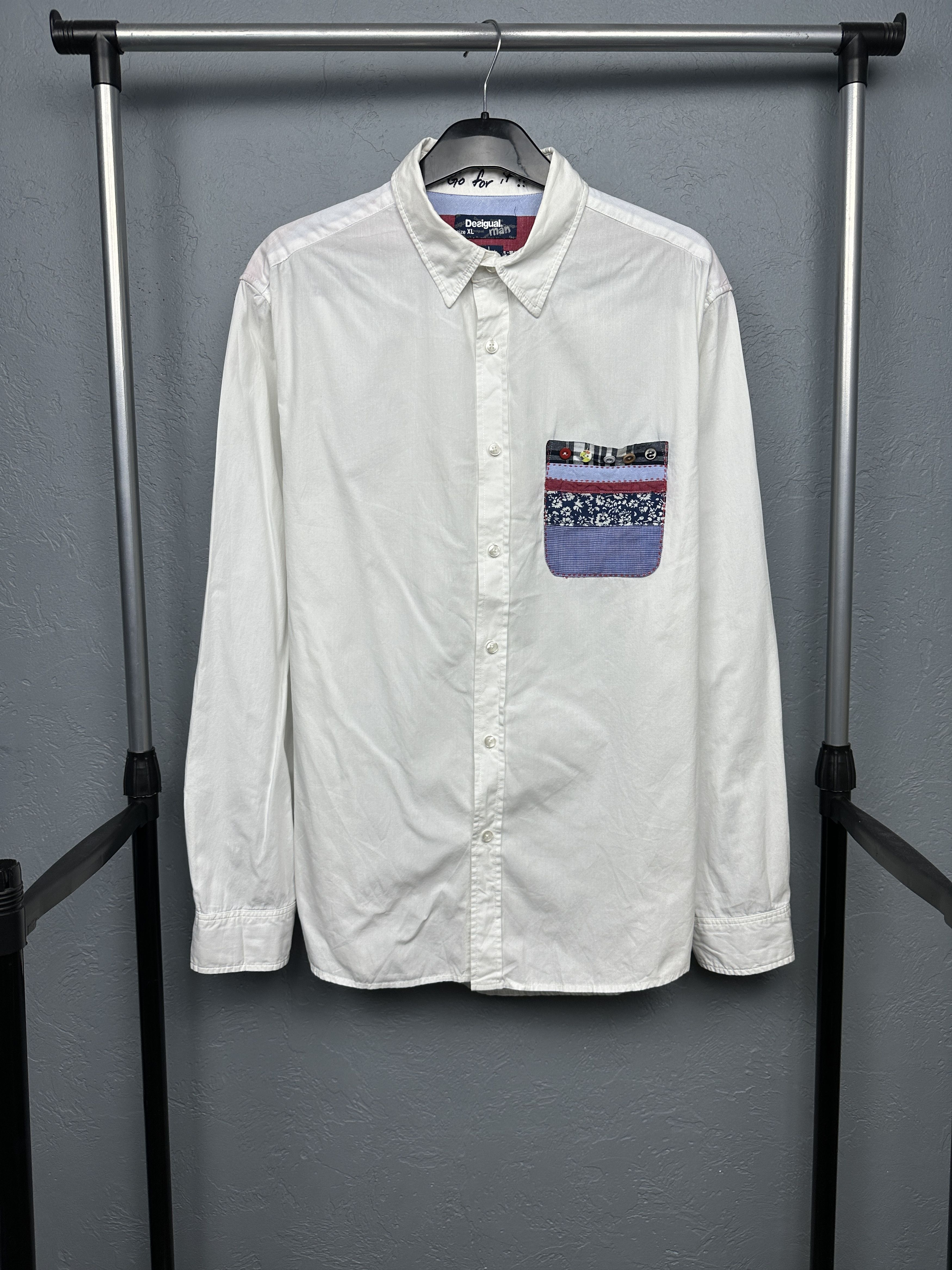 Desigual Desigual Mens Long Sleeve Shirt Size US XL / EU 56 / 4 - 1 Thumbnail