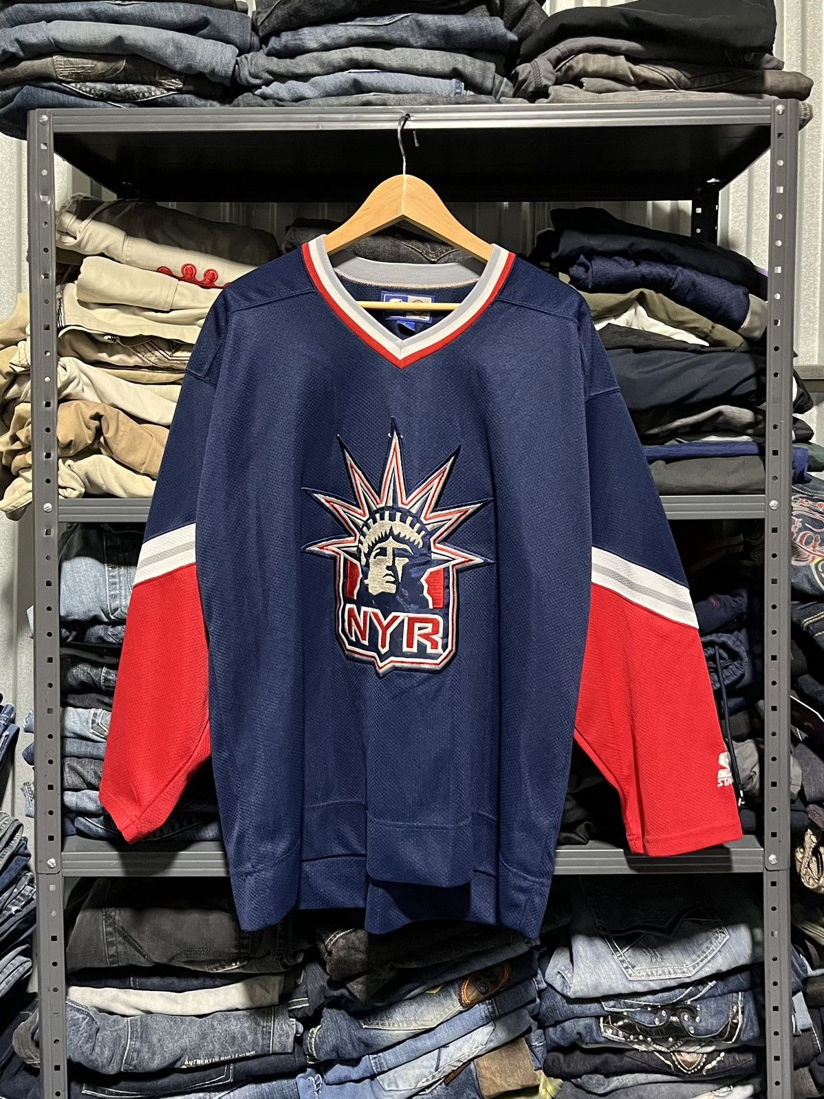 NHL Vintage CCM popular New YorknnRangers Hockey Jersey