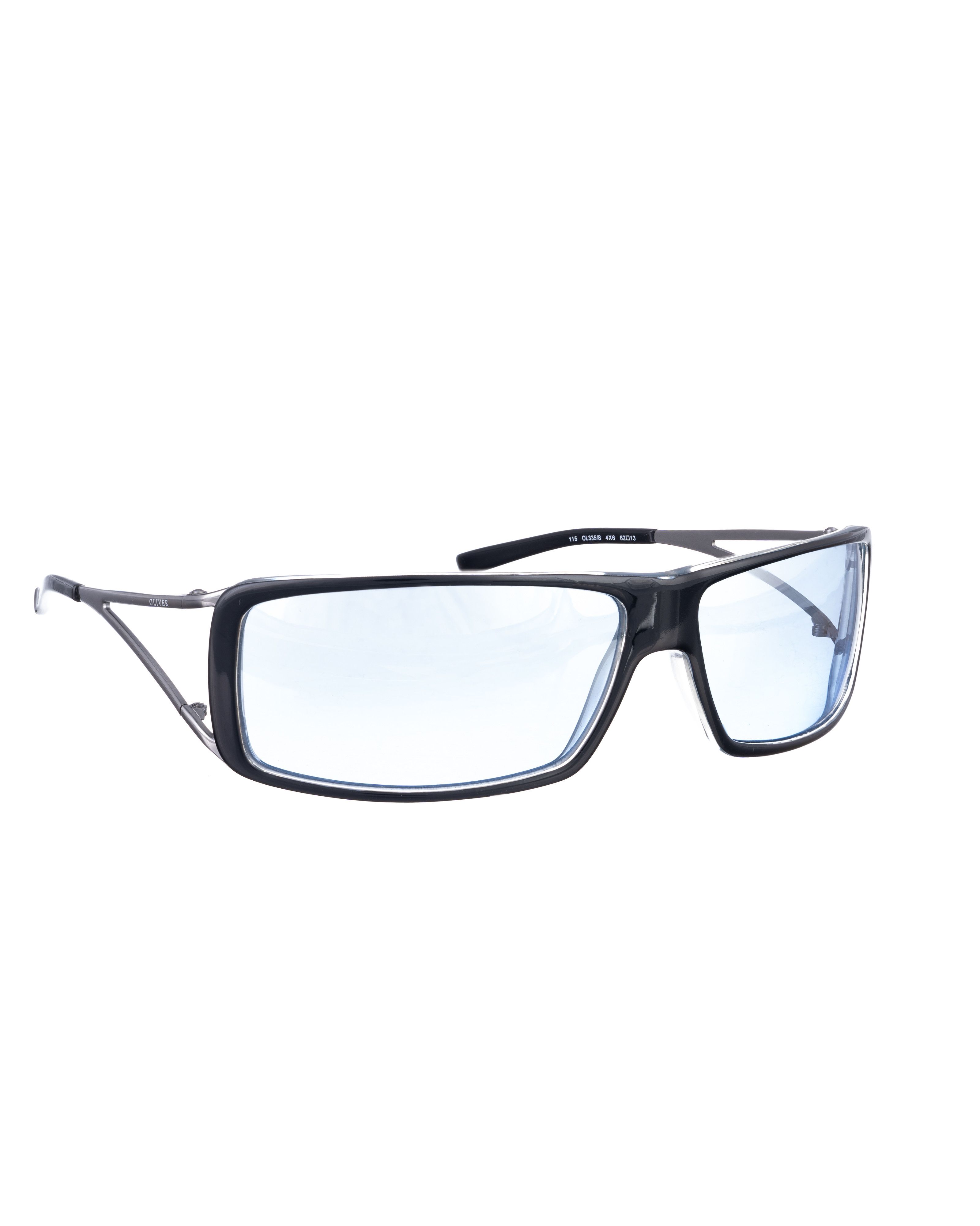 Valentino Oliver by Valentino '00s Silver Cut Out Sunglasses Size ONE SIZE - 1 Thumbnail