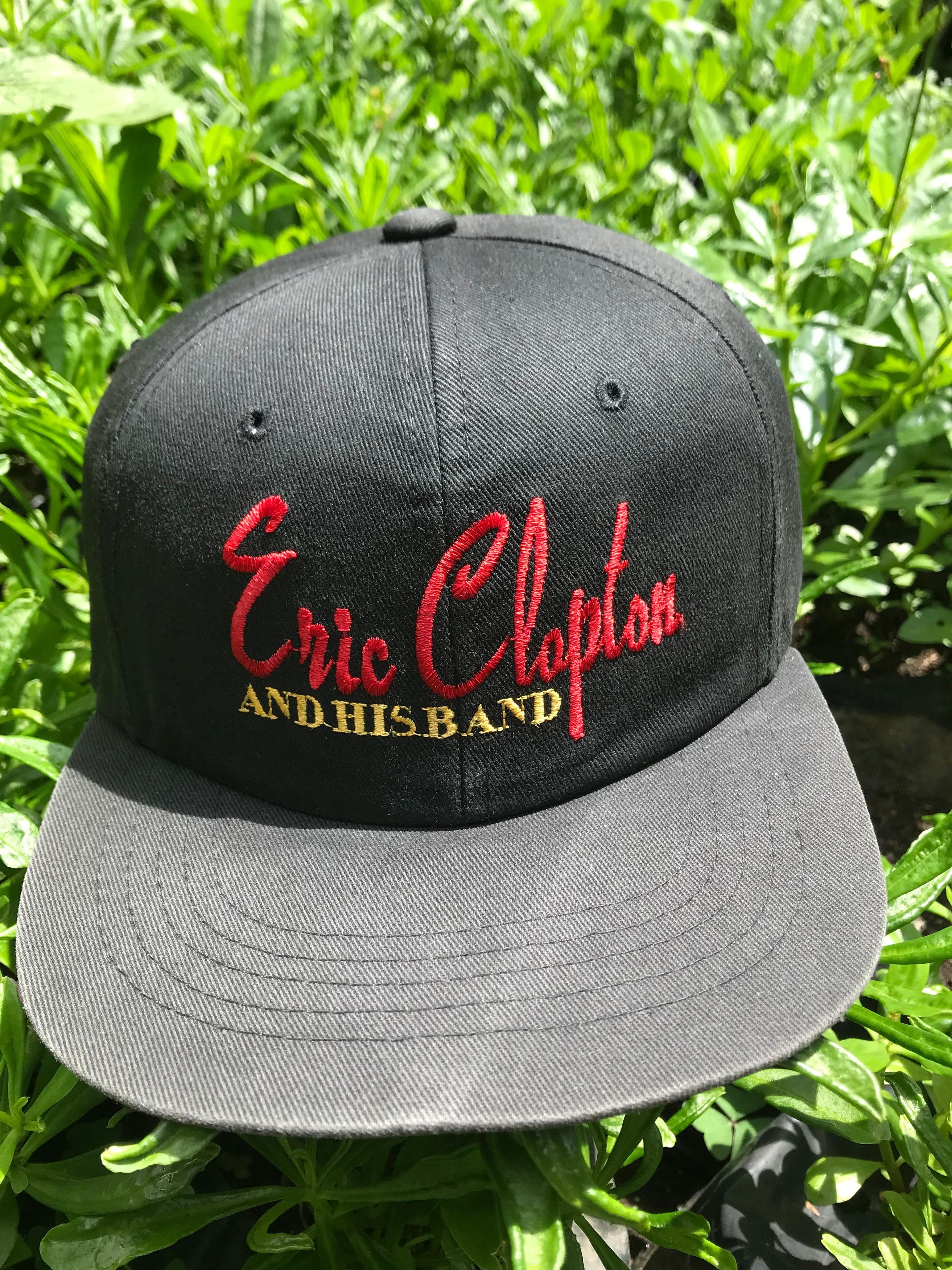 Band Tees Eric Clapton Japan Tour 1993 Snapback Cap Hat Size ONE SIZE - 1 Thumbnail