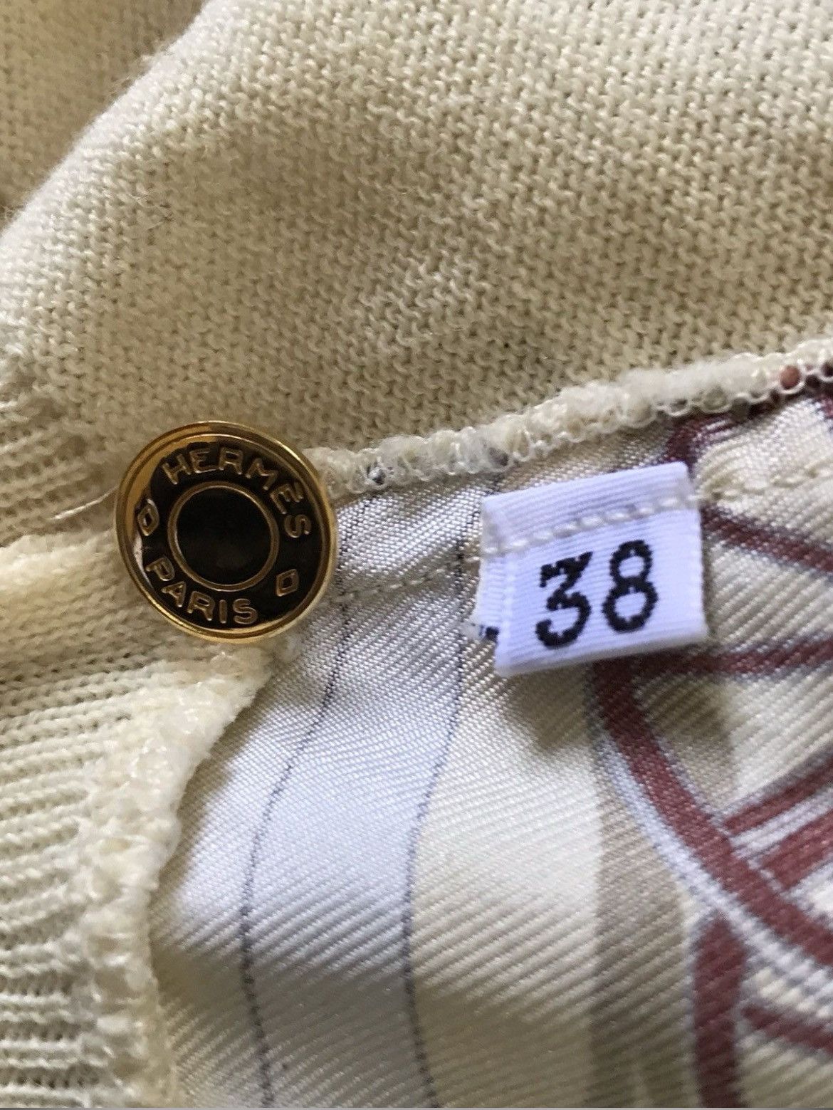 Hermes Hermes Half Button Collar Knitwear Size XS / US 0-2 / IT 36-38 - 6 Thumbnail