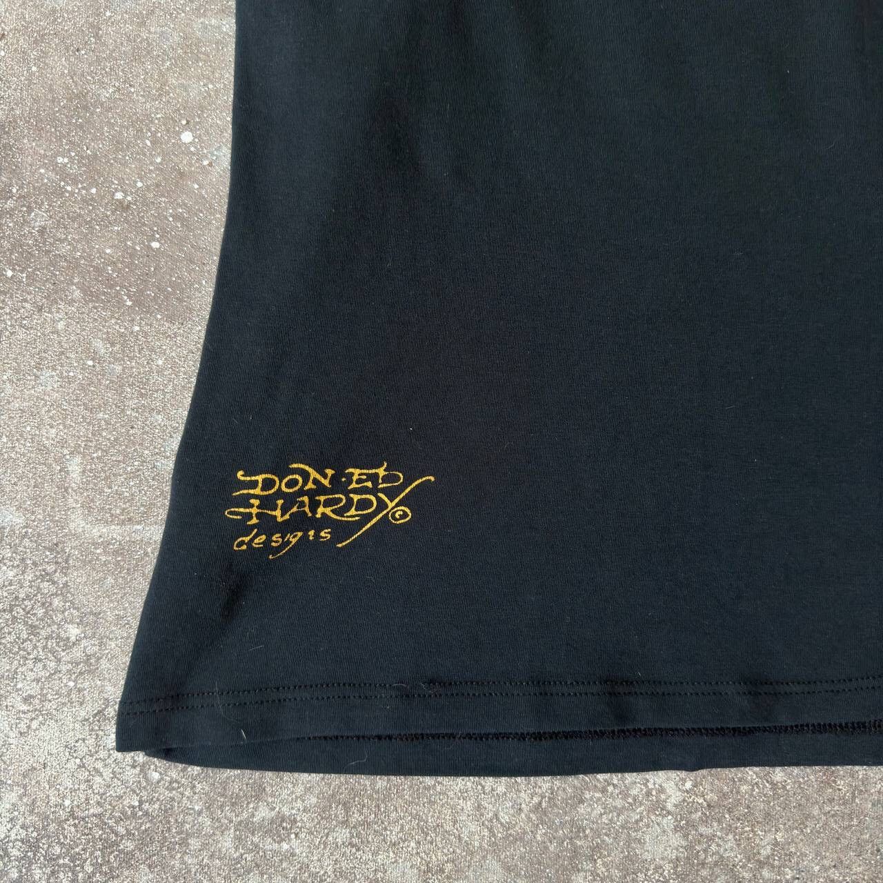 Christian Audigier × Ed Hardy Ed Hardy “Love Kills Slowly” Y2K Rhinestones T-Shirt Size L / US 10 / IT 46 - 6 Thumbnail