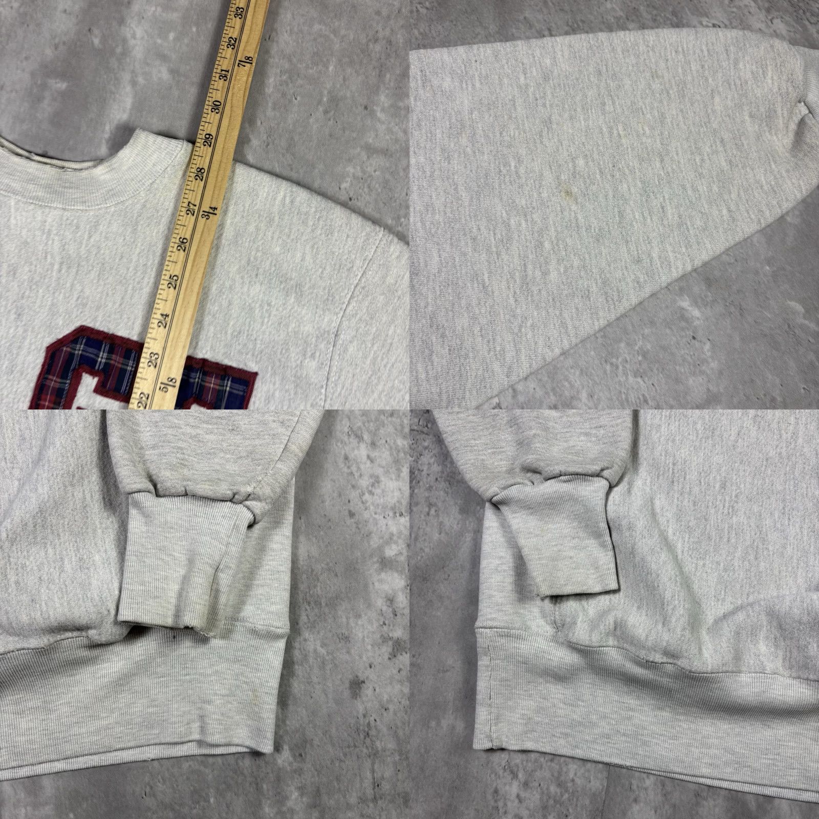 Vintage VINTAGE Gettysburg College Gray Sweatshirt Pullover Embroidered XL Men 90s Card 100% Cotton Fleece Slim Distressed Embroidered Logo Pullover Size US XL / EU 56 / 4 - 9 Thumbnail