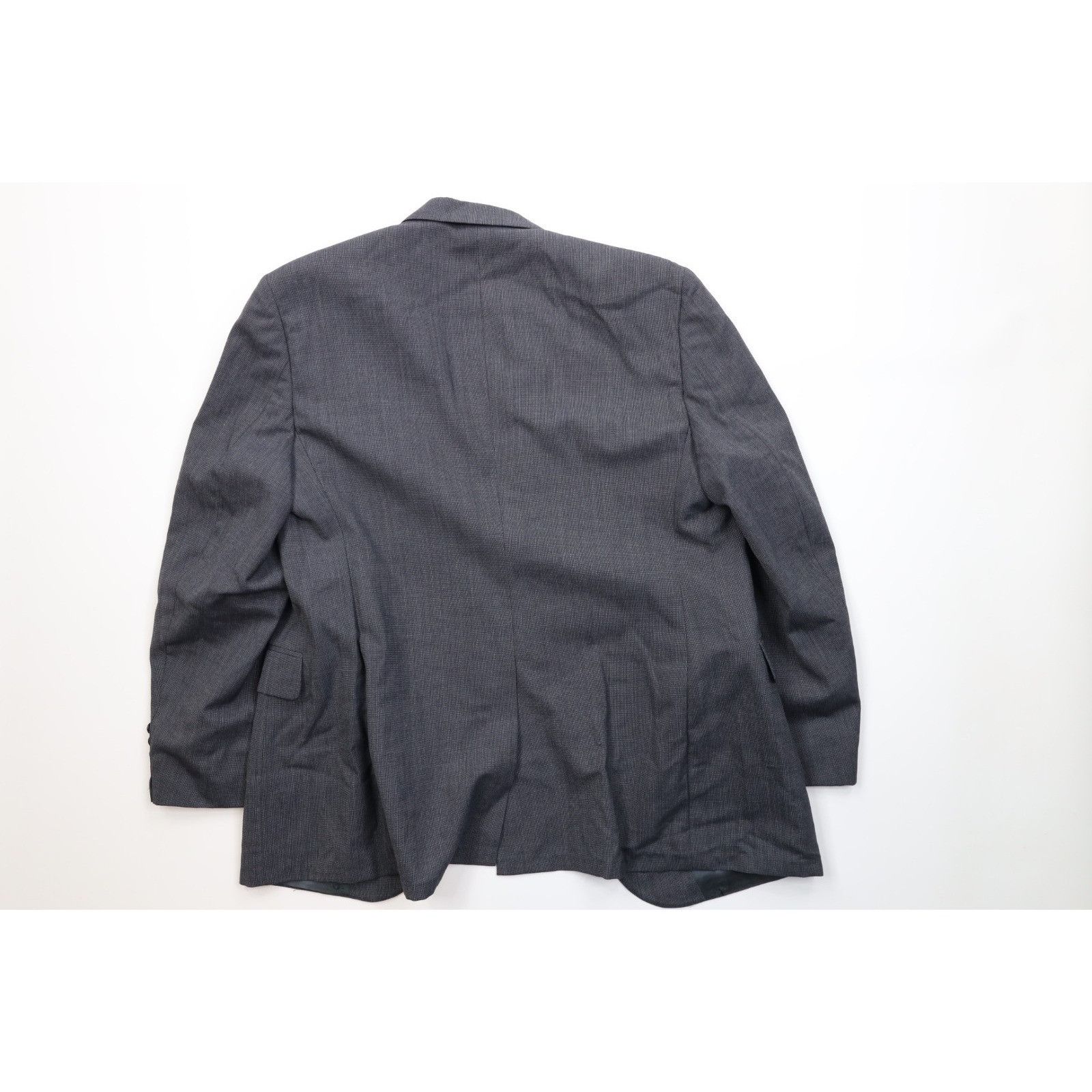 Vintage Vintage 70s Streetwear Wool 2 Piece Suit Wedding Gray Size 46R - 6 Thumbnail