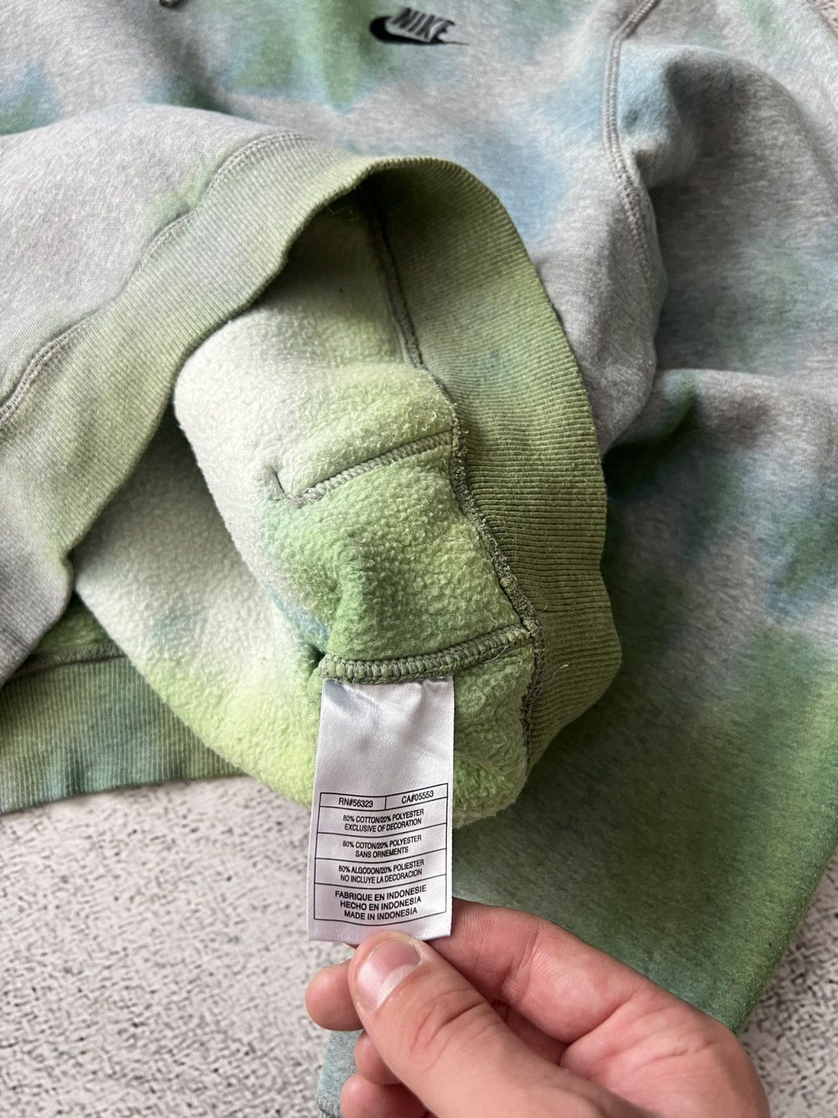 Nike Nike Vintage Tie-Dye Hoodie Green Size M Size US M / EU 48-50 / 2 - 10 Thumbnail