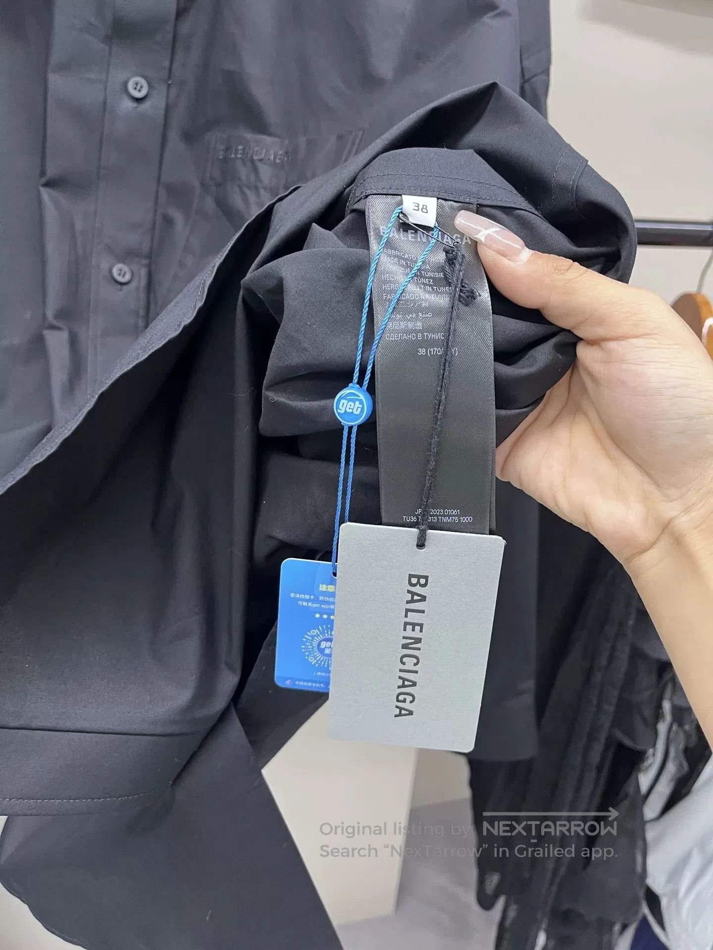 Other Balenciaga Black Collared Polo Shirt. Size US XS / EU 42 / 0 - 4 Thumbnail