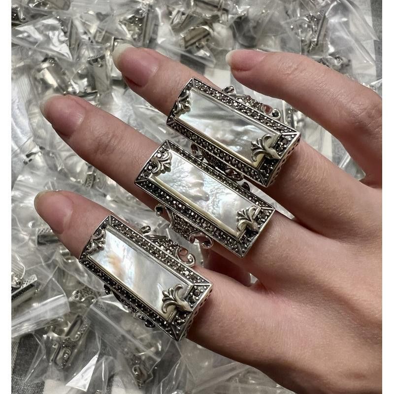 Jewelry Vibe Jewelry Rings Open Size Chrome Ring (Size 7-13) Size ONE SIZE - 2 Thumbnail