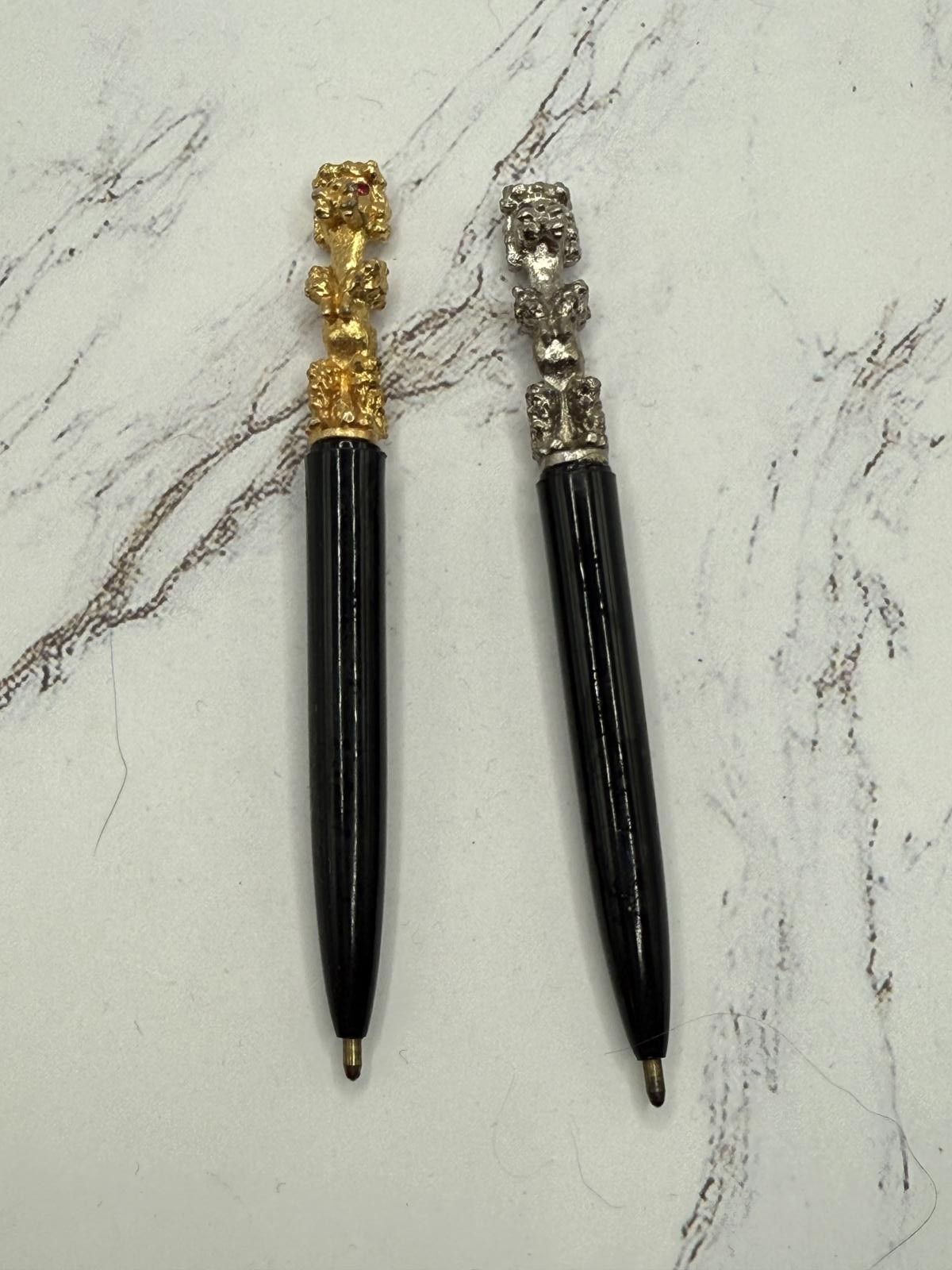 Other 1950s Vintage Purse Mini Poodle Pen Set w/Case Size ONE SIZE - 1 Thumbnail