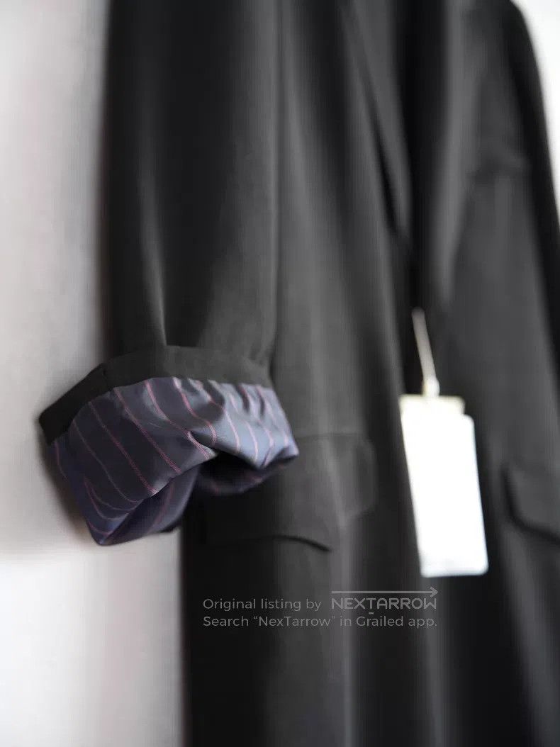 Yohji Yamamoto Yohji Yamamoto Size 3 24AW tailcoat with back pleat and tri Size 40S - 6 Thumbnail