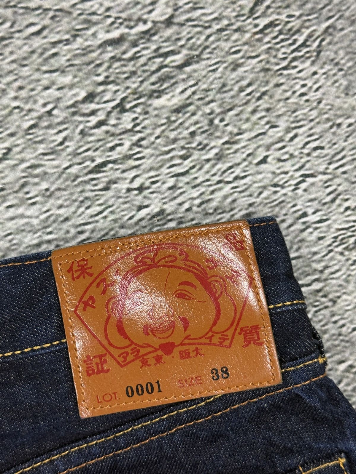 Evisu Evisu jeans daicock red big logo navy raw denim Selvedge Size US 38 / EU 54 - 5 Thumbnail