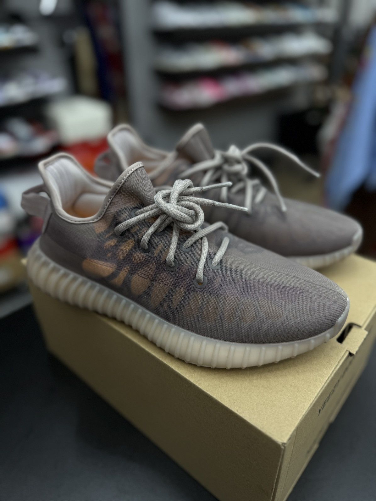 Yeezy Yeezy 350 Mono Mist Grey Size 8 Brand New W Box Size US 8 / EU 41 - 4 Thumbnail