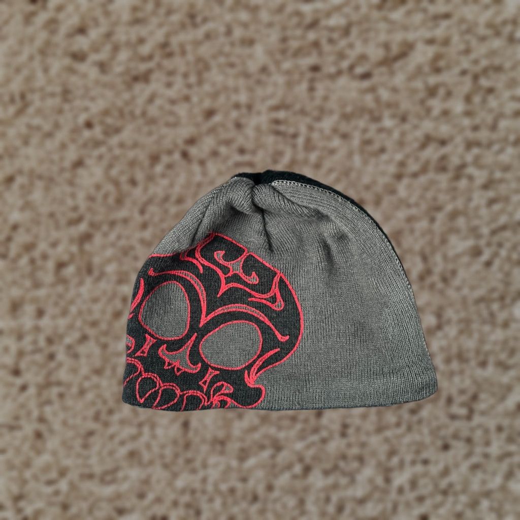 H&M H&M Beanie Skull Knit Adult One Size Gray Black Lined Acrylic Poly Hat Men Ski Beanie Streetwear Size ONE SIZE - 1 Thumbnail