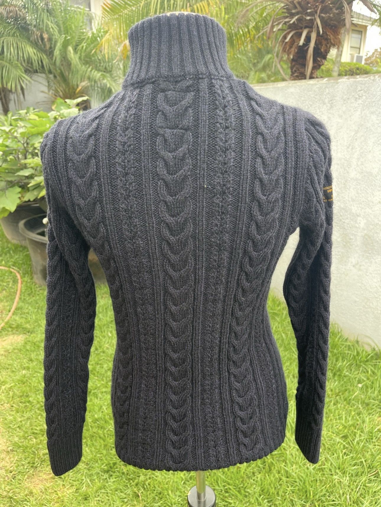 Superdry New Superdry Jacob Henley Navy Knit Sweater Half Zip Men's S Size US S / EU 44-46 / 1 - 2 Thumbnail