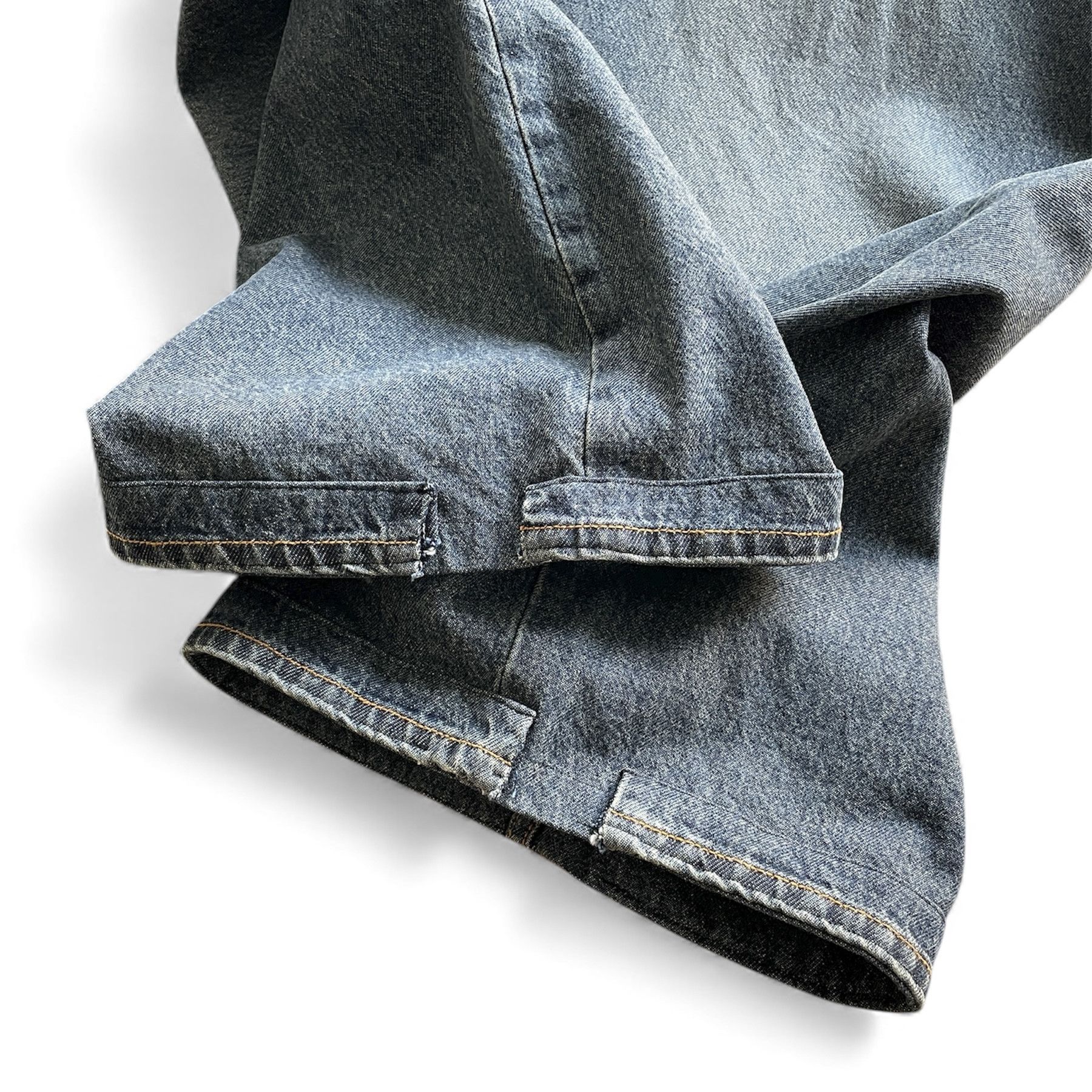 Japanese Brand Baggy skater hiphop washed denim jeans Size US 34 / EU 50 - 7 Thumbnail