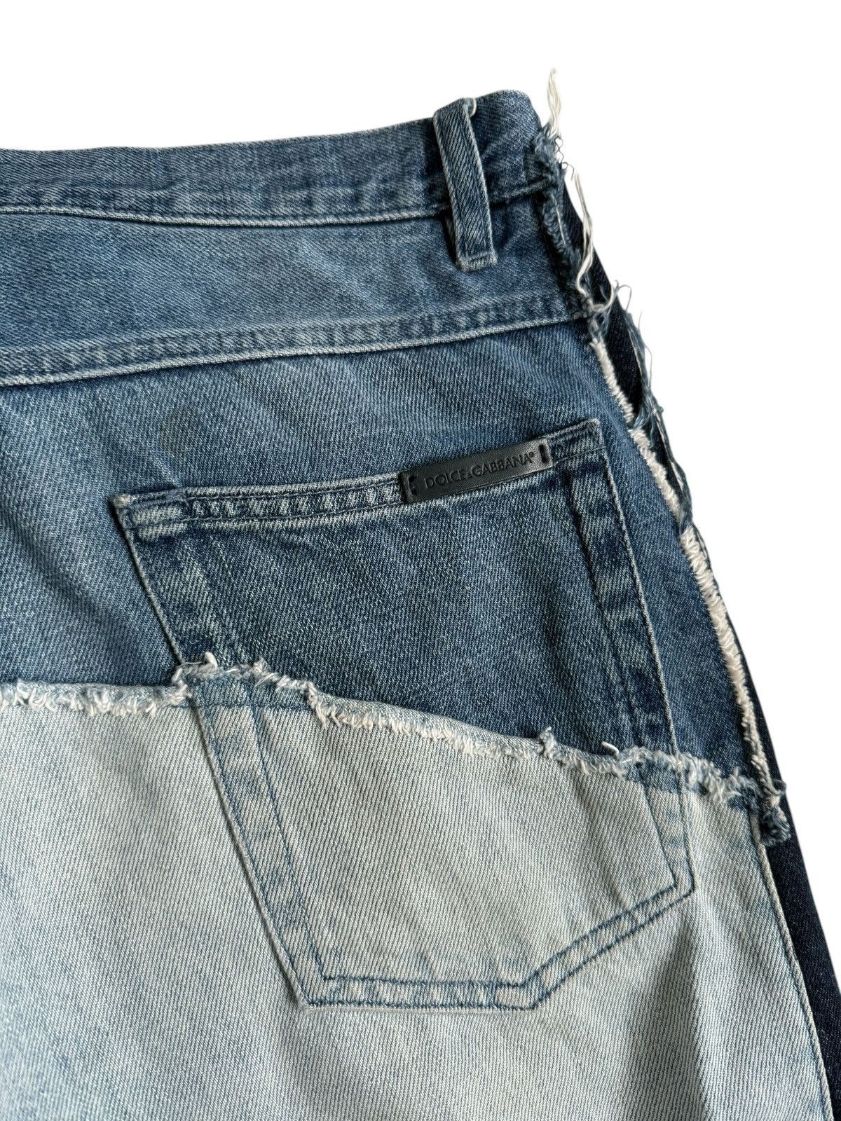 Dolce & Gabbana Dolce & Gabbana Parchwork Denim Size US 32 / EU 48 - 4 Thumbnail