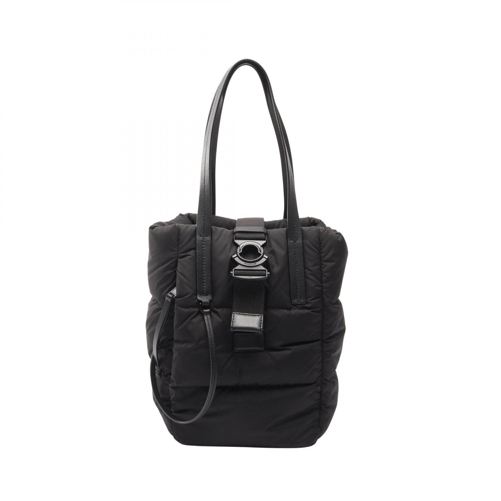 Moncler Moncler Moncler XANDER TOTE SMALL nylon leather tote bag Leather Tote Bag H209B5D00002 DUTY FREE for USA Size ONE SIZE - 1 Thumbnail