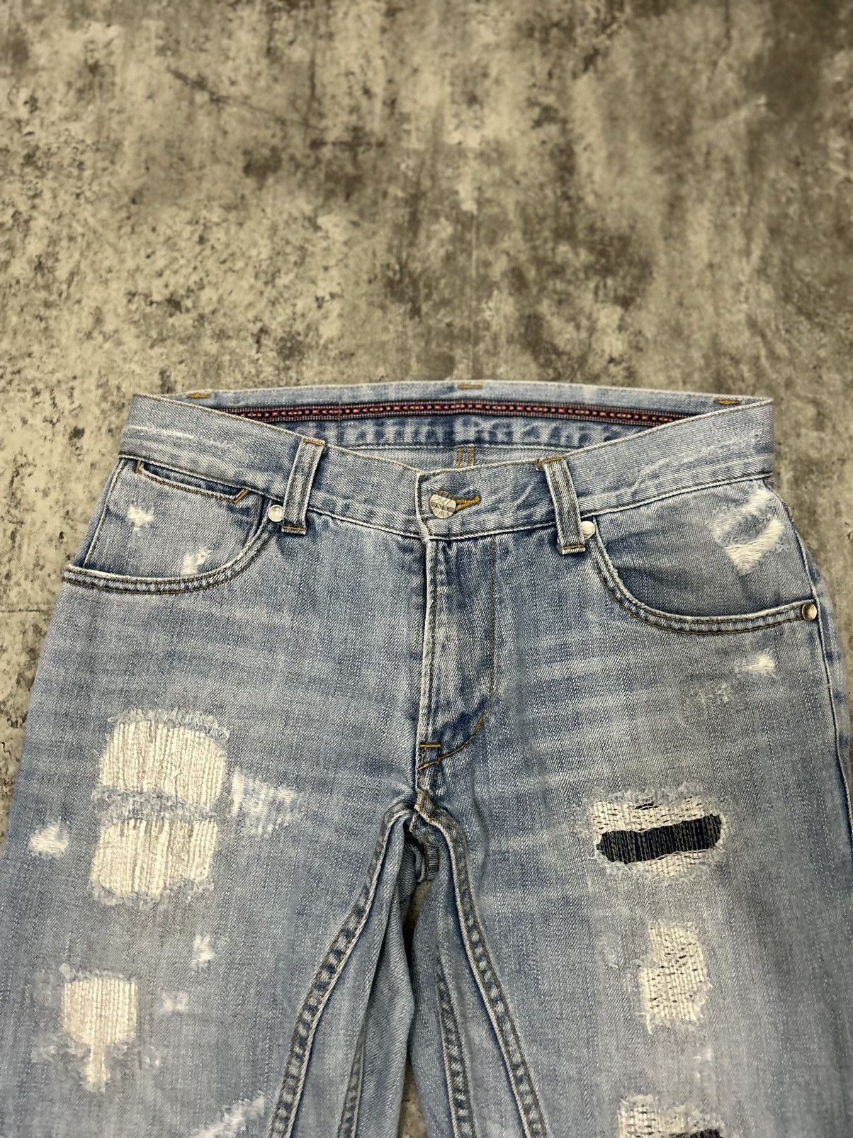 Hysteric Glamour × Japanese Brand Tokyo Aoyama Japan Distressed Jeans Size US 31 - 9 Thumbnail