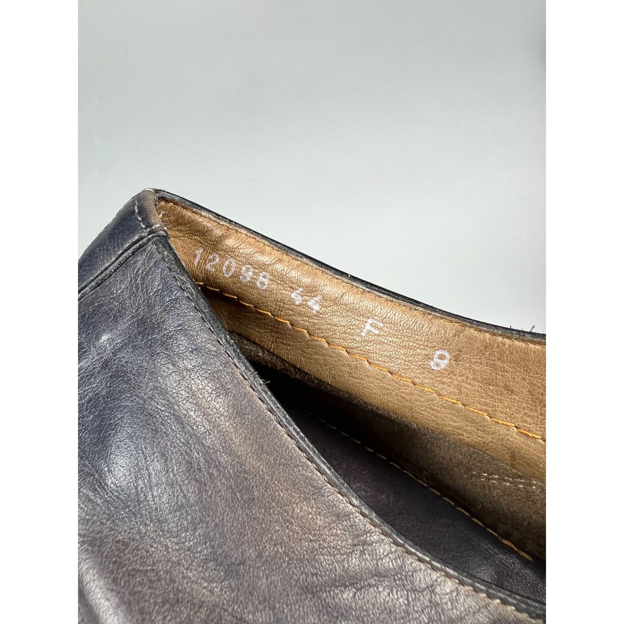 Santoni Santoni Blue Patina Monk Strap Dress Shoes (Y0996) Size US 11 / EU 44 - 12 Thumbnail