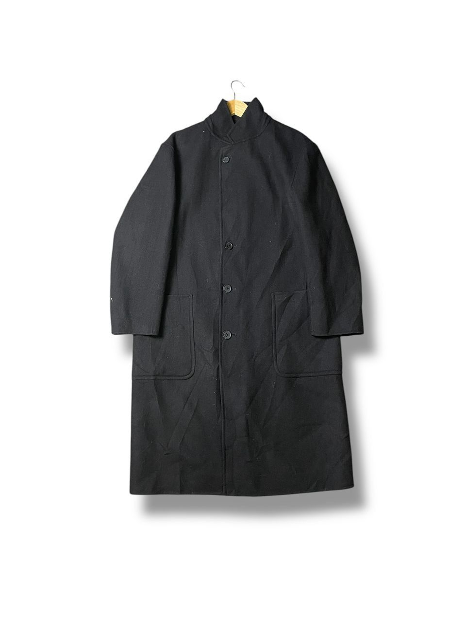 Japanese Brand × Uniqlo × Vintage Uniqlo Wool Long Coat (2) Size US M / EU 48-50 / 2 - 2 Thumbnail