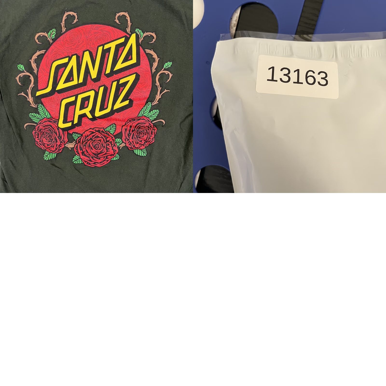 Vintage Vintage Santa Cruz Skateboard Tee Size Medium Green Roses Logo Y2K Size US M / EU 48-50 / 2 - 8 Thumbnail