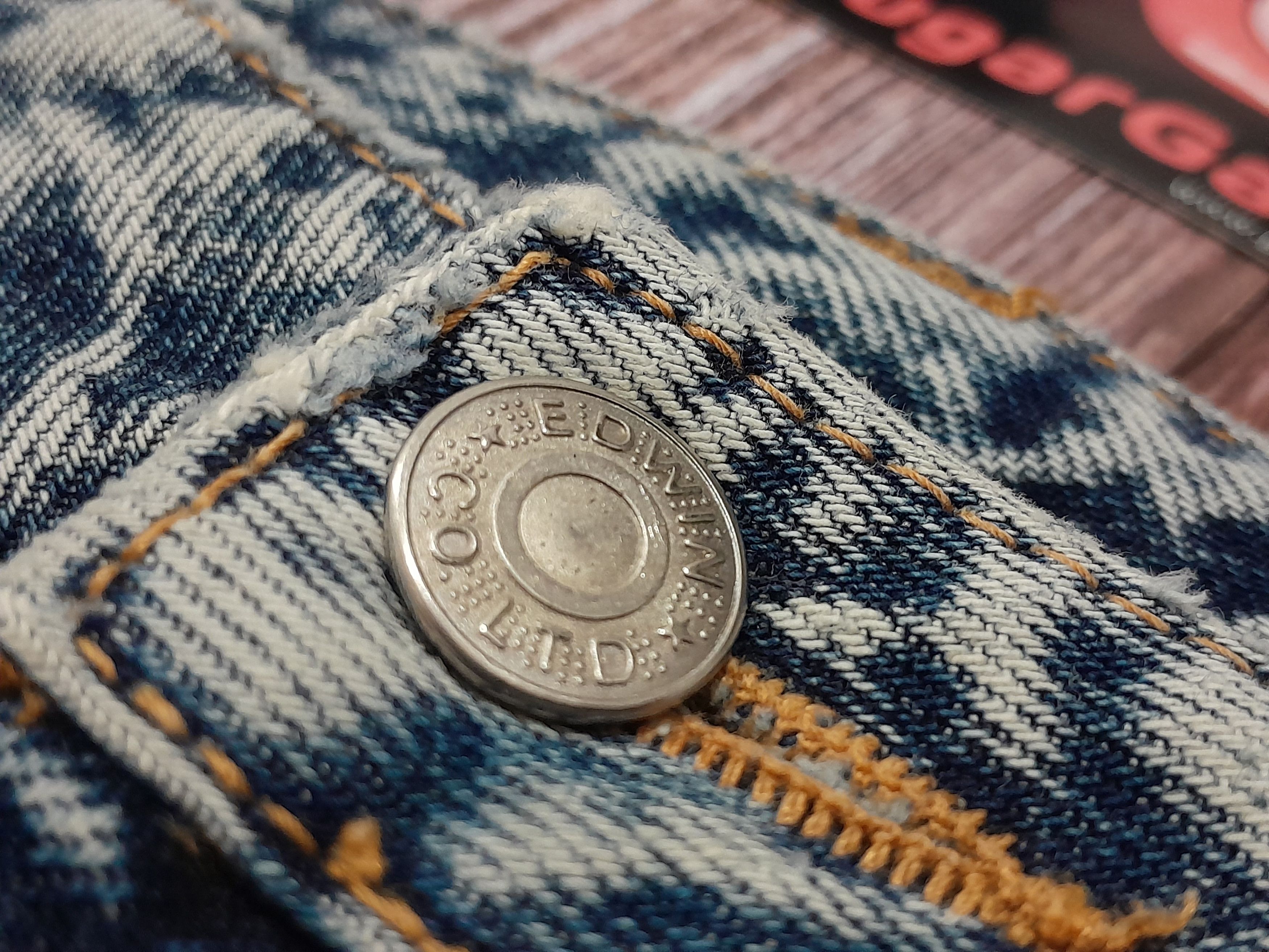 Edwin × Vintage Edwin Acid Wash Jeans Vintage Size US 31 - 7 Thumbnail