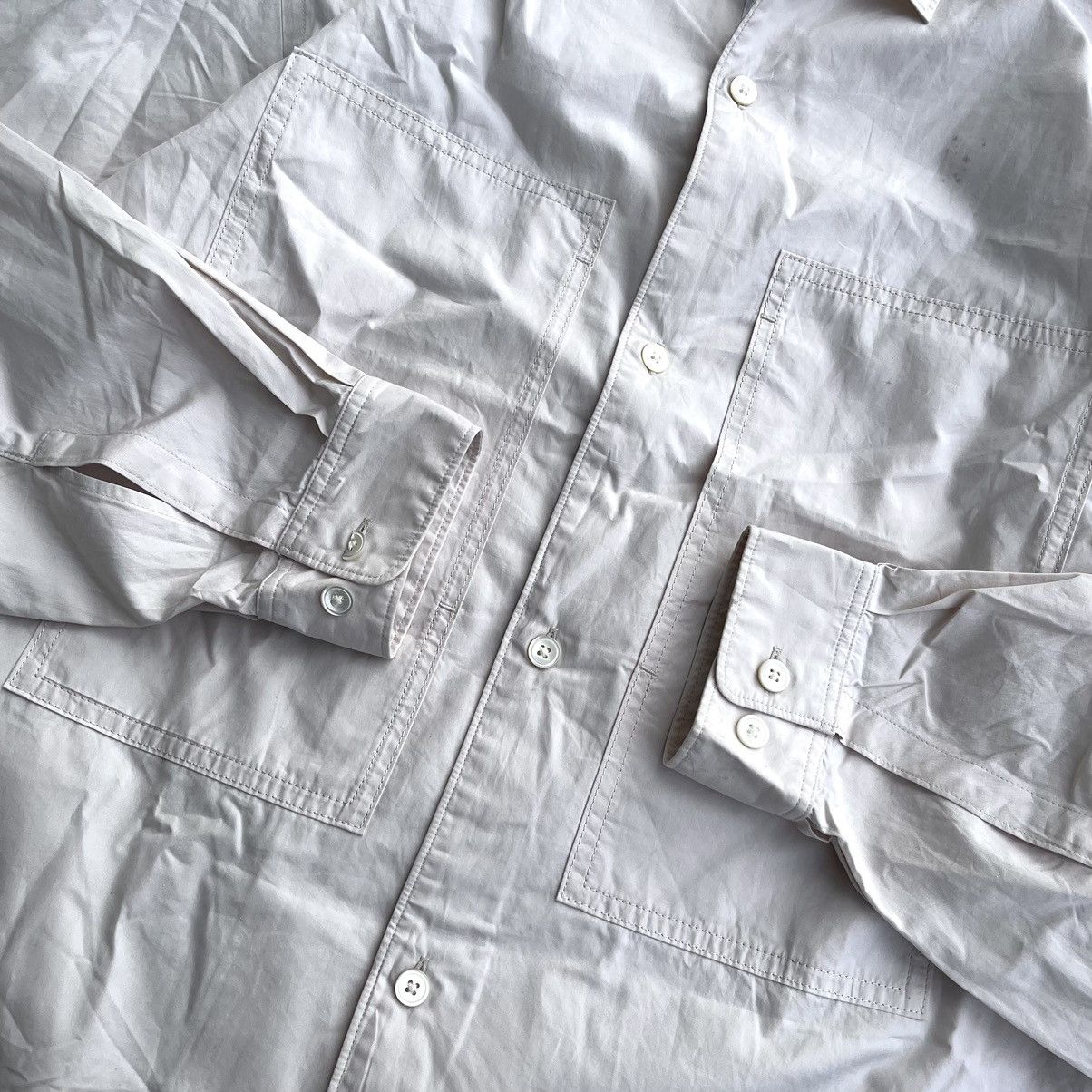 Jil Sander × Uniqlo Uniqlo x Jilsander Nylon Pocket Shirt Size US L / EU 52-54 / 3 - 5 Thumbnail